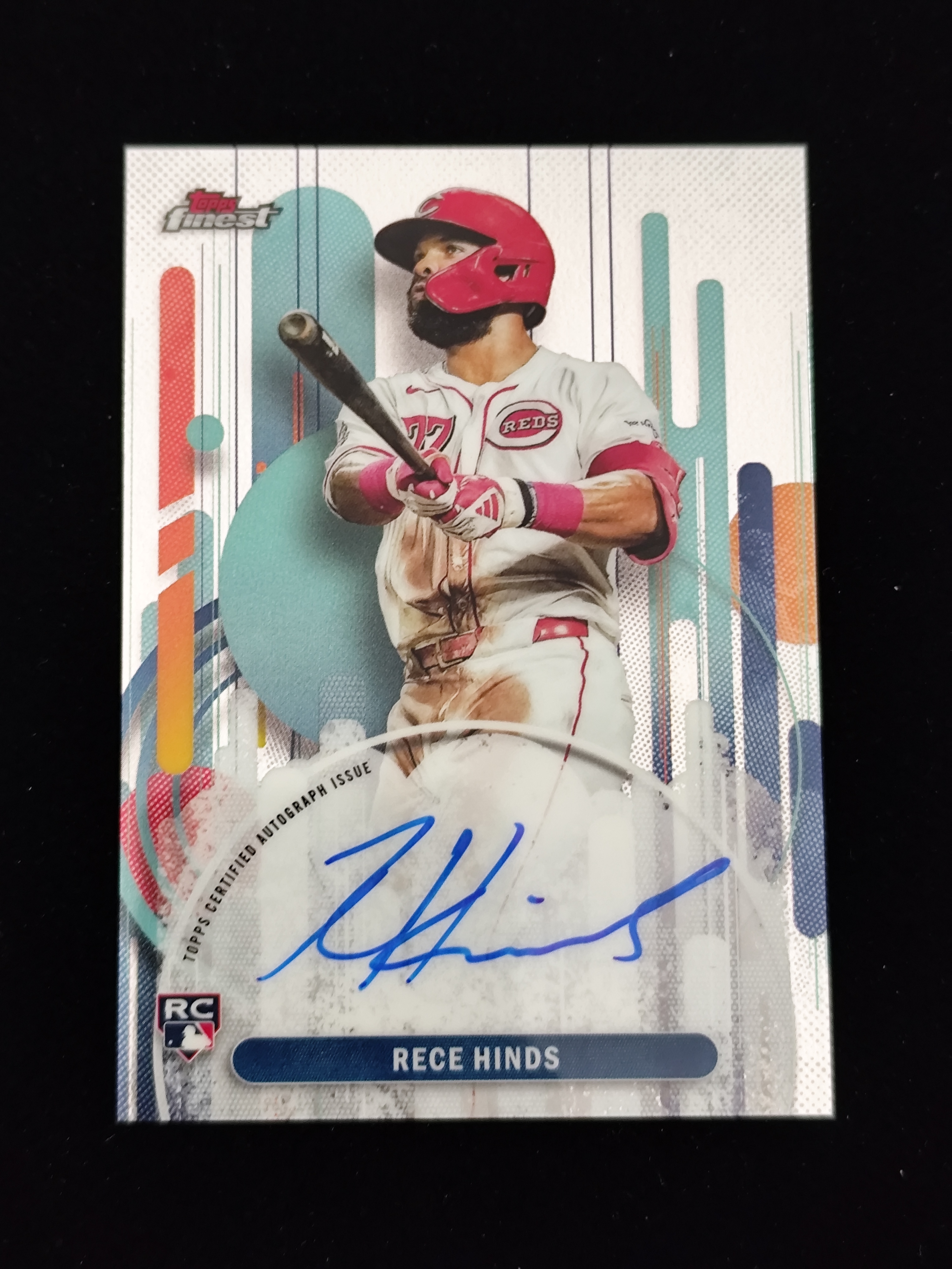 【口袋卡牌】 2025 Topps Finest Rece Hinds RC 里斯 海因兹 新秀RC 卡签 签字 辛辛那提红人队 卡品如图 收藏必备 38 VVWW
