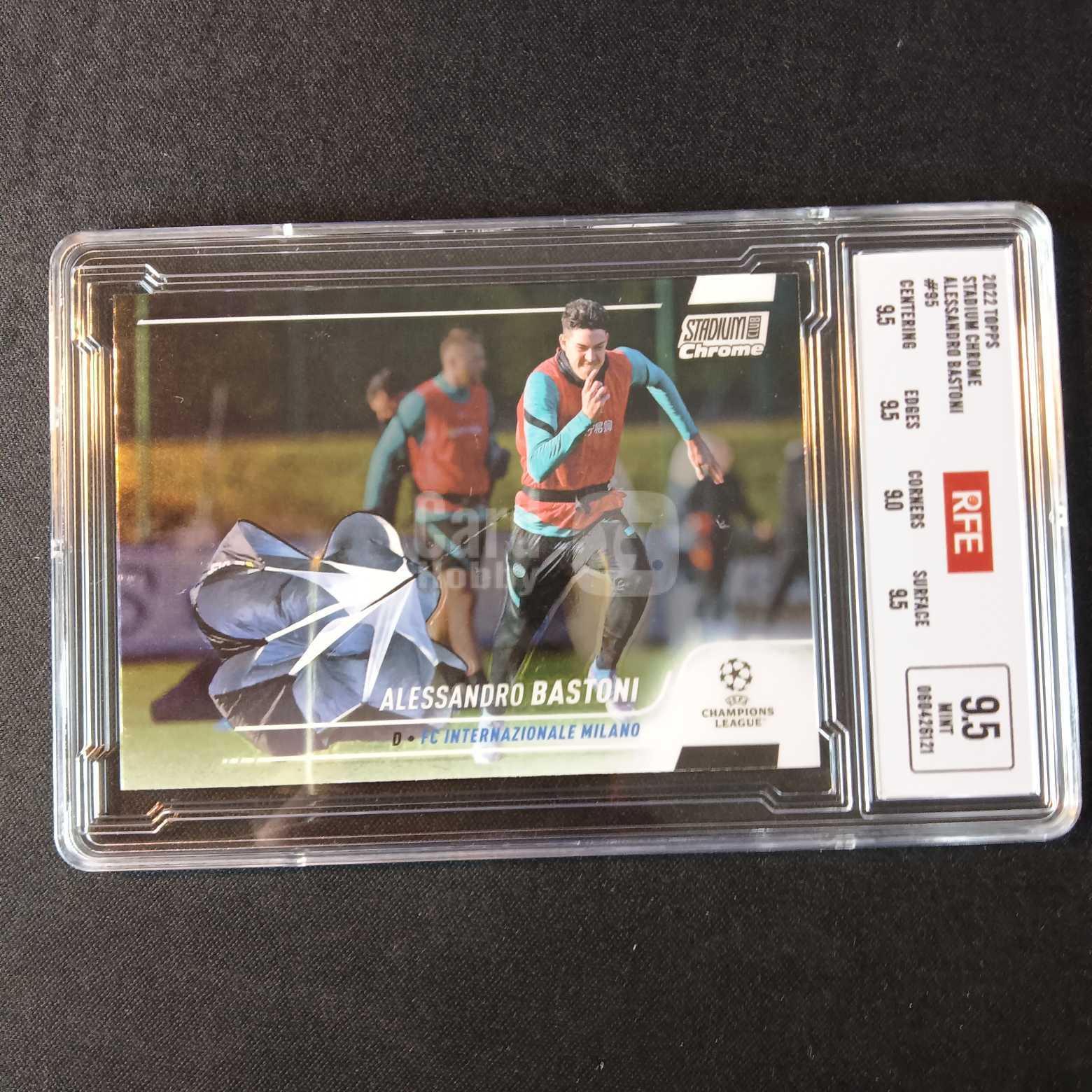 2022 Topps stadium chrome 巴斯托尼 评级卡 国际米兰 实卡精美稀有 品质保障 投资收藏必备 保值回购 详情见说明 【蓝色星球】