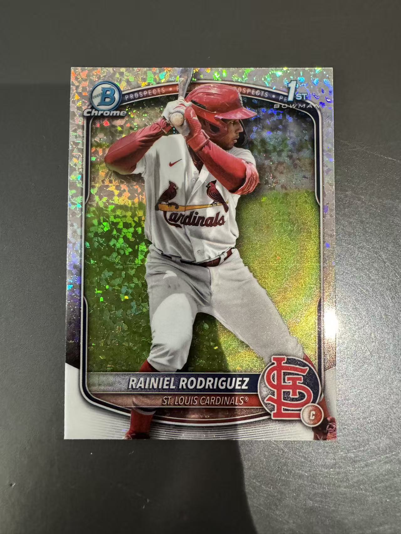 2025 Topps Bowman Chrome Rainiel Rodriguez 圣路易斯红雀 农场 1st 雷尼尔 罗德里格斯 碎点折 卡品如图 凑套收藏