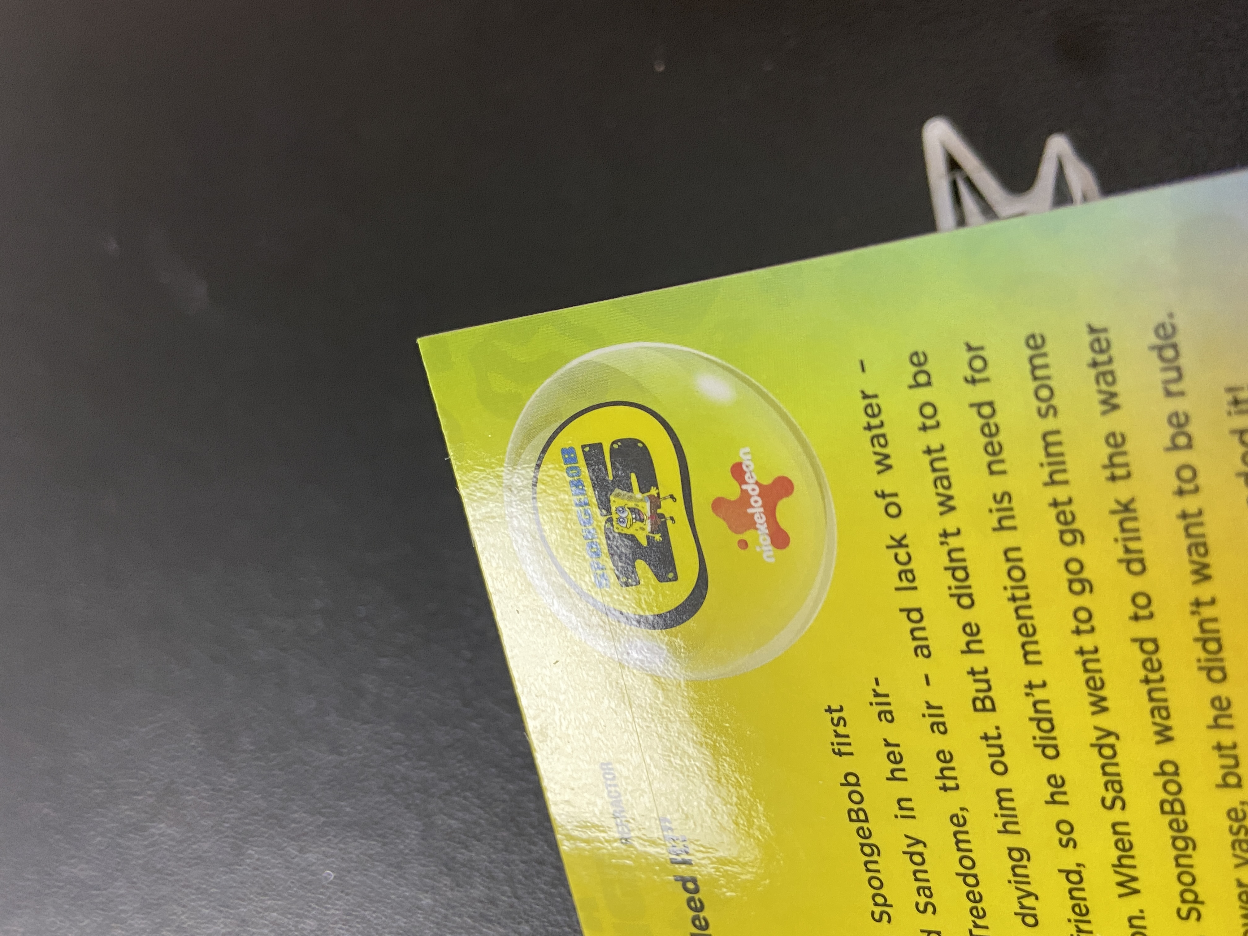 【暴怒代卖】2025 Topps Chrome 海绵宝宝 SpongeBob 25周年 元年 TC I Need It 海绵宝宝 剧情卡 银折 收藏必备 瑕疵如图|暴怒汤白F5