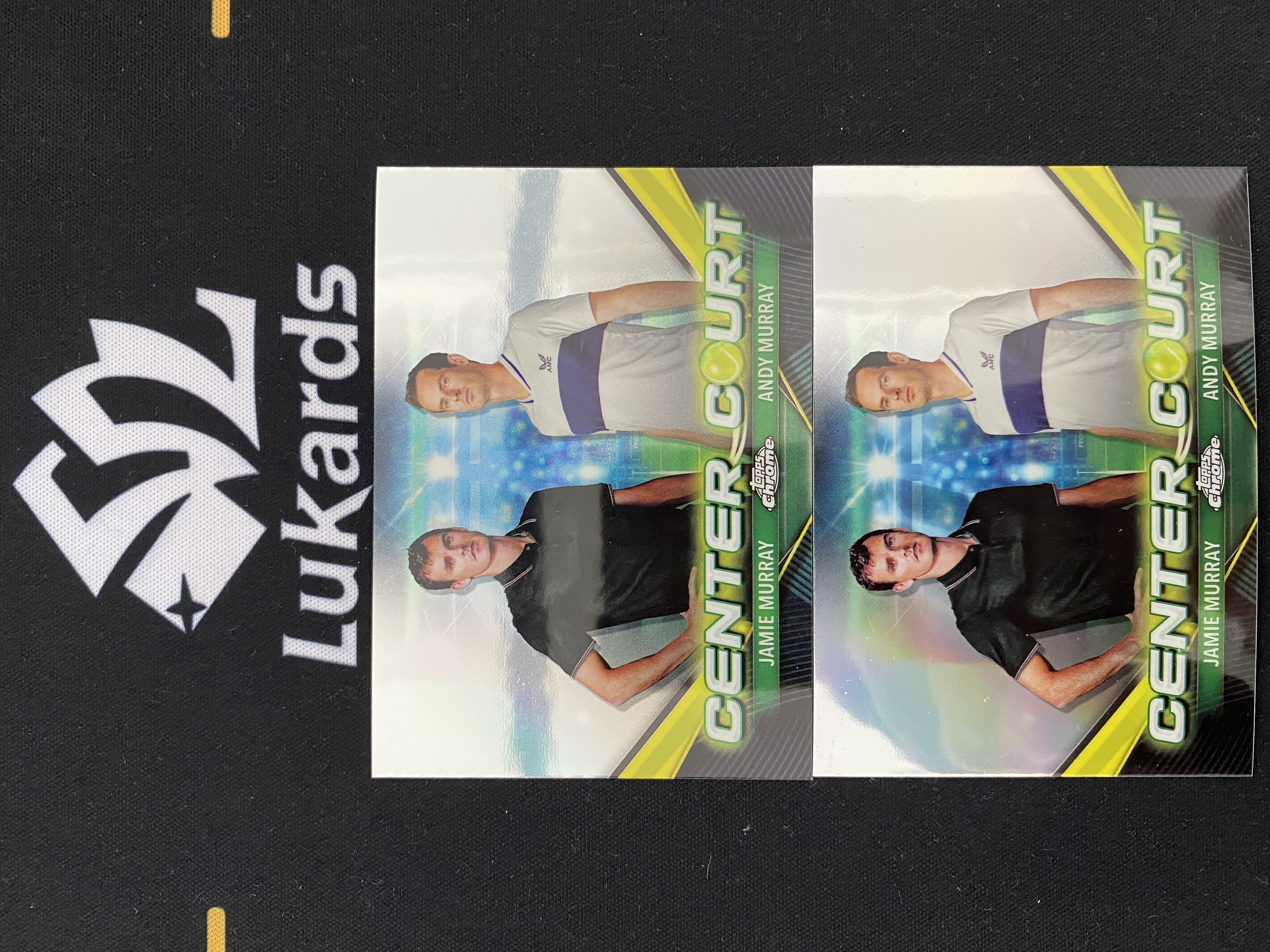 2024 Topps Chrome Andy Murray 【禄卡拍卖】TC网球 安迪 穆雷 杰米 穆雷 中心球场双人特卡 2张打包 不保卡品 4.22-虾哥-Z01