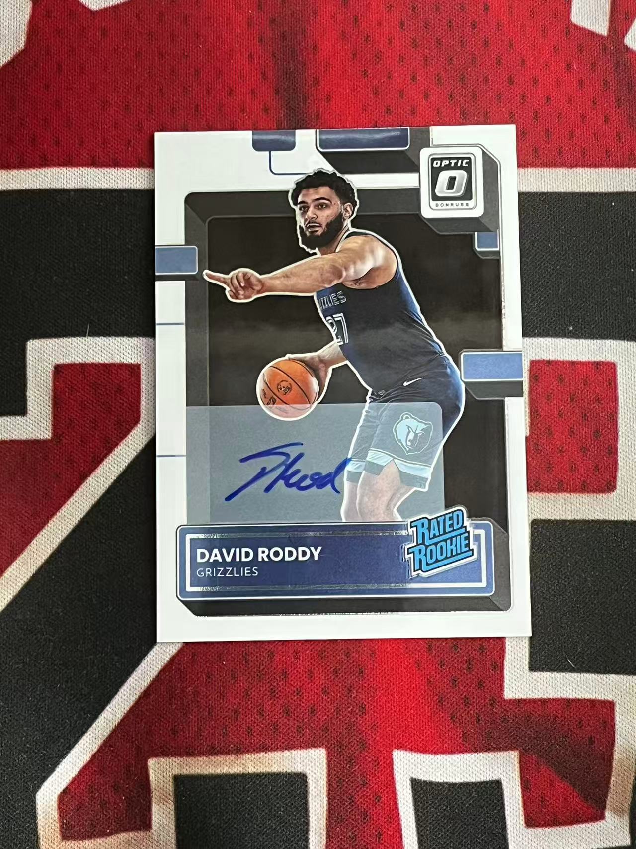 【接寄拍费率低至5%含卡淘手续费】2022-23 PANINI DONRUSS OPTIC 杜蕾斯系列 灰熊 新秀RC 大卫罗迪 签字卡 卡签 新秀签 专收凑套必备【烂臭嘴拍卖】