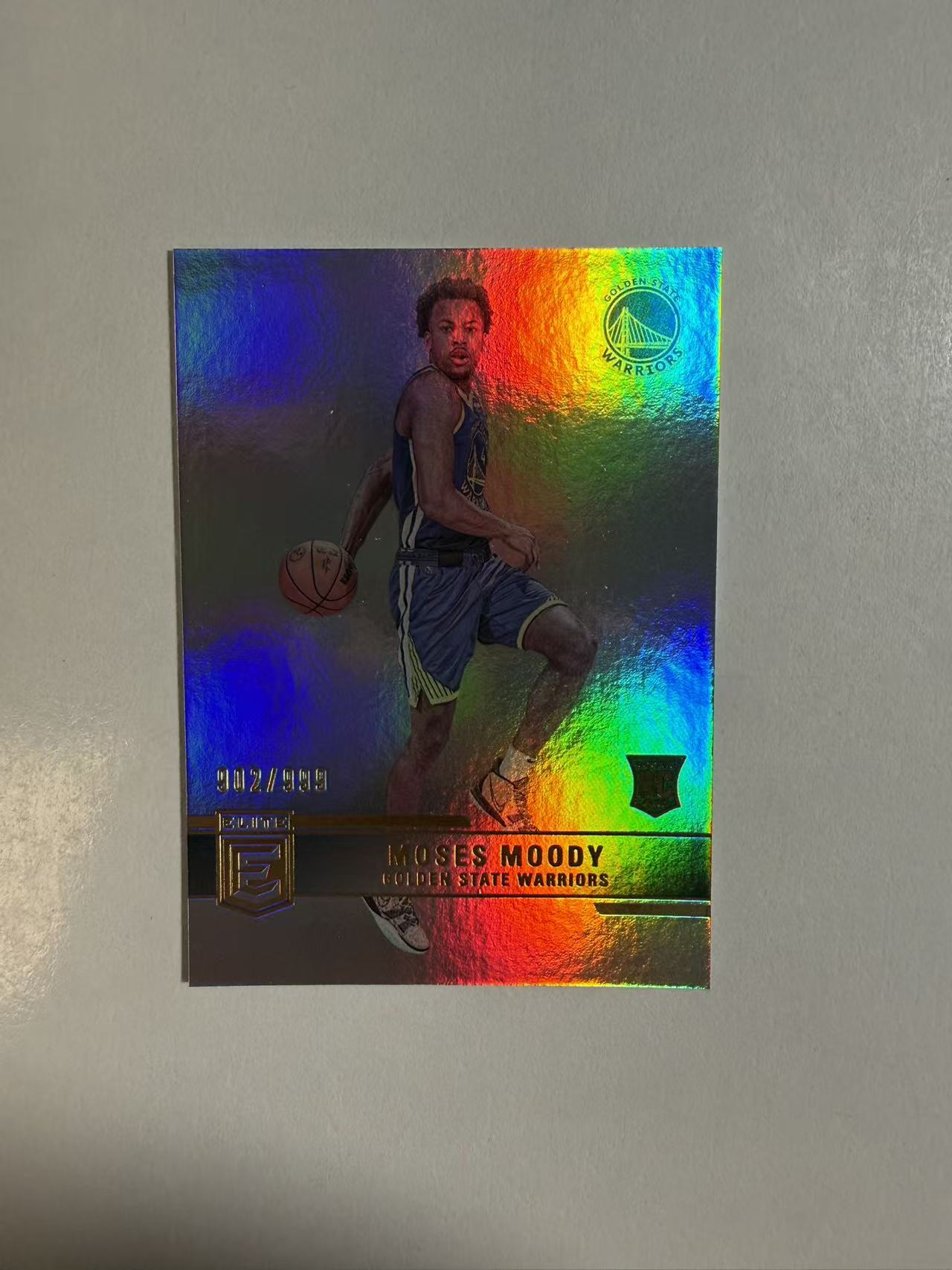 2021-22 Panini Donruss Elite Moses Moody RC 新秀年 勇士 杜蕾斯 摩西 穆迪 精英 999编 折射卡品如图 不保卡品 介意勿拍