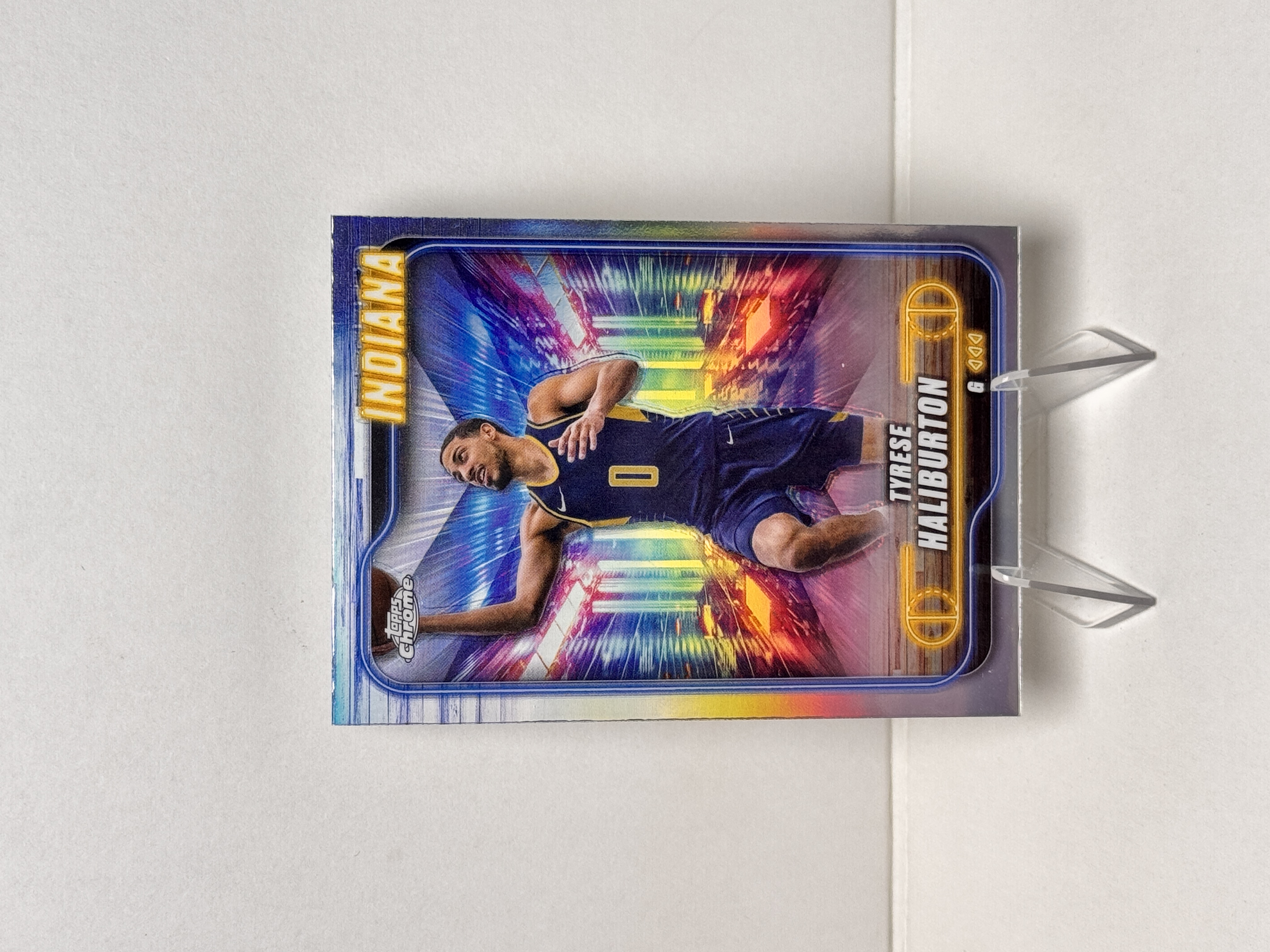 2025 Topps Chrome Tyrese Haliburton TC 泰雷塞 哈利伯顿 银折 折射 实卡精美 收藏必备 卡品如图【星爷代拍】D1-5
