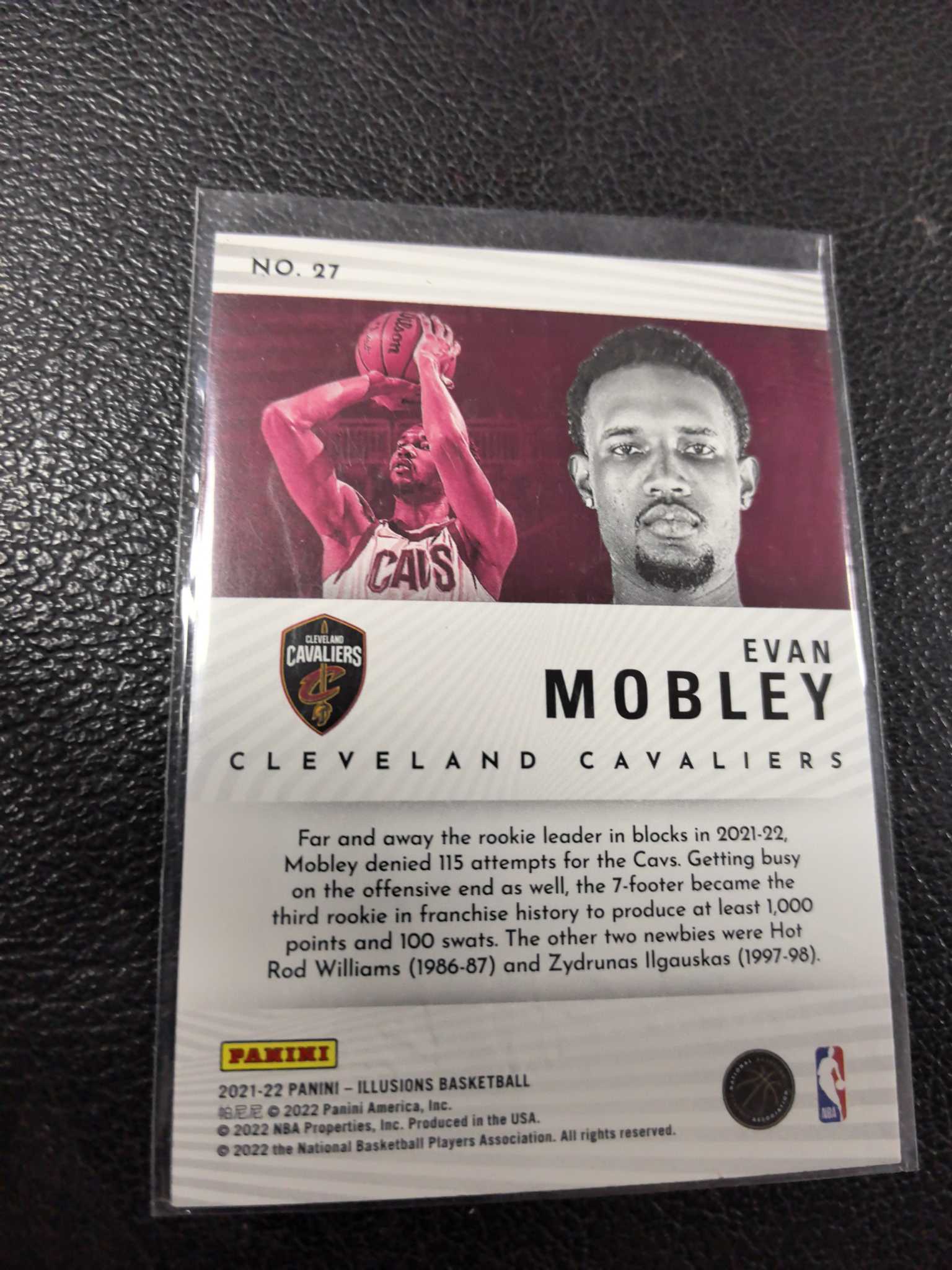 2021-22 埃文 莫布利 橘子皮 大比例 幻想 新秀 橙折 rc 12-6