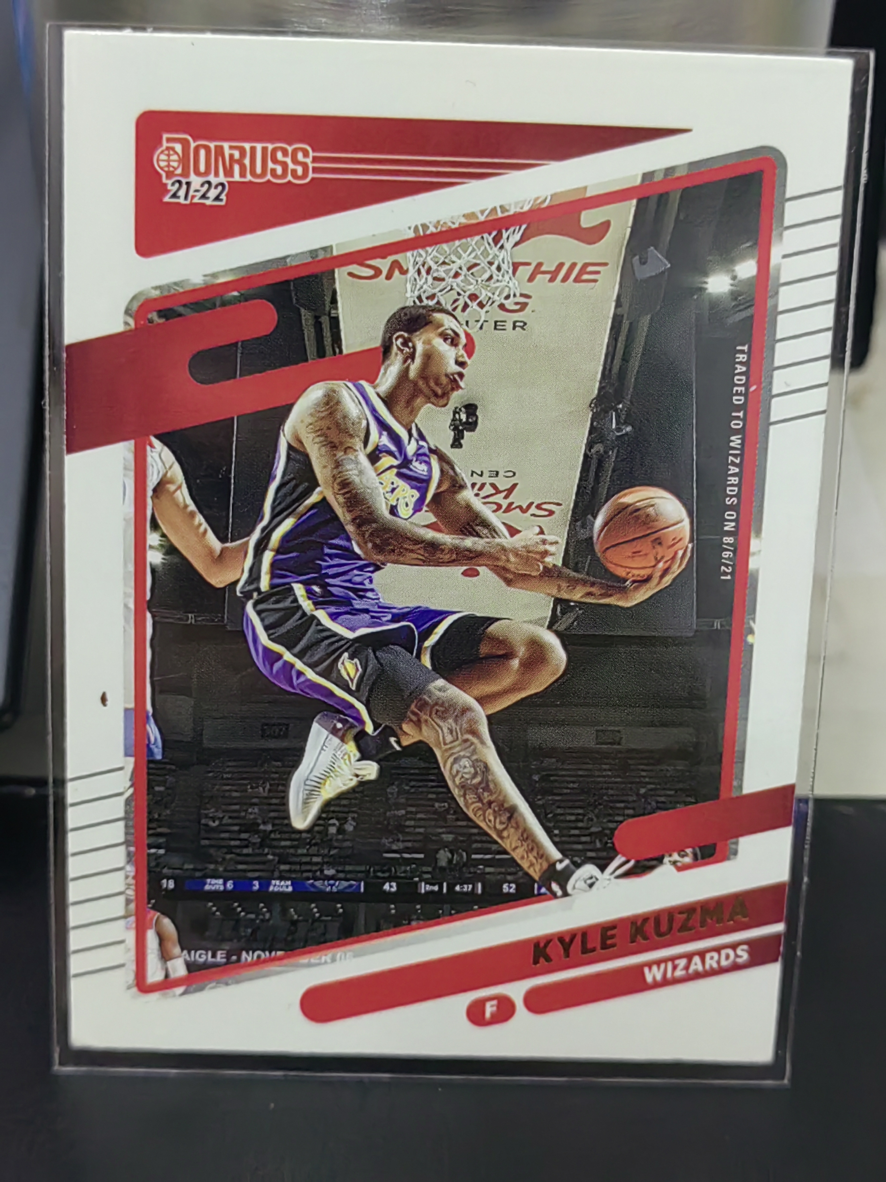 2021-22 Panini Donruss Kyle Kuzma 杜蕾斯 湖人 凯尔 库兹马 篮 白边白角 不保卡品 卡品如图