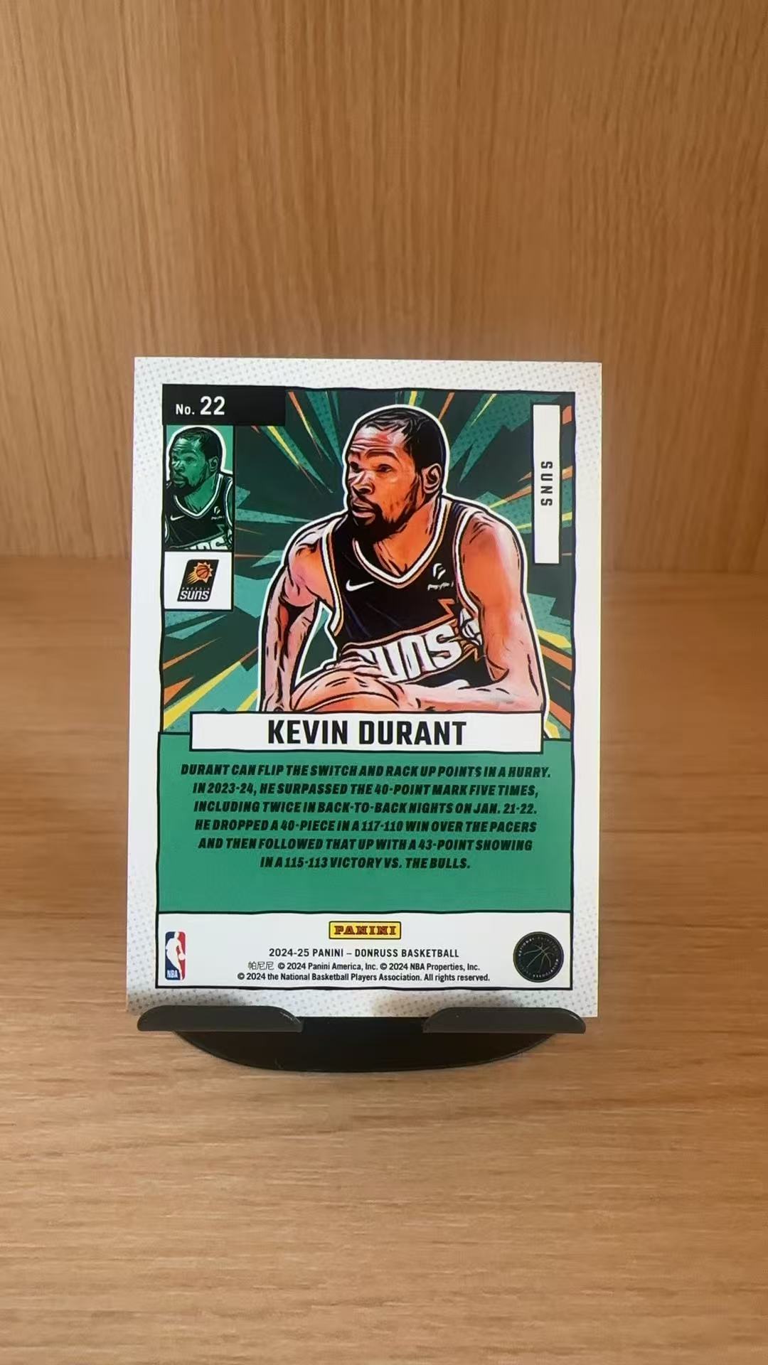 2024-25 Panini Donruss Kevin Durant 杜蕾斯 凯文 杜兰特 死神 KD 杜小帅 太阳 漫威 漫画 杂志 特卡 /75编 红钻石折 折射 卡品如图