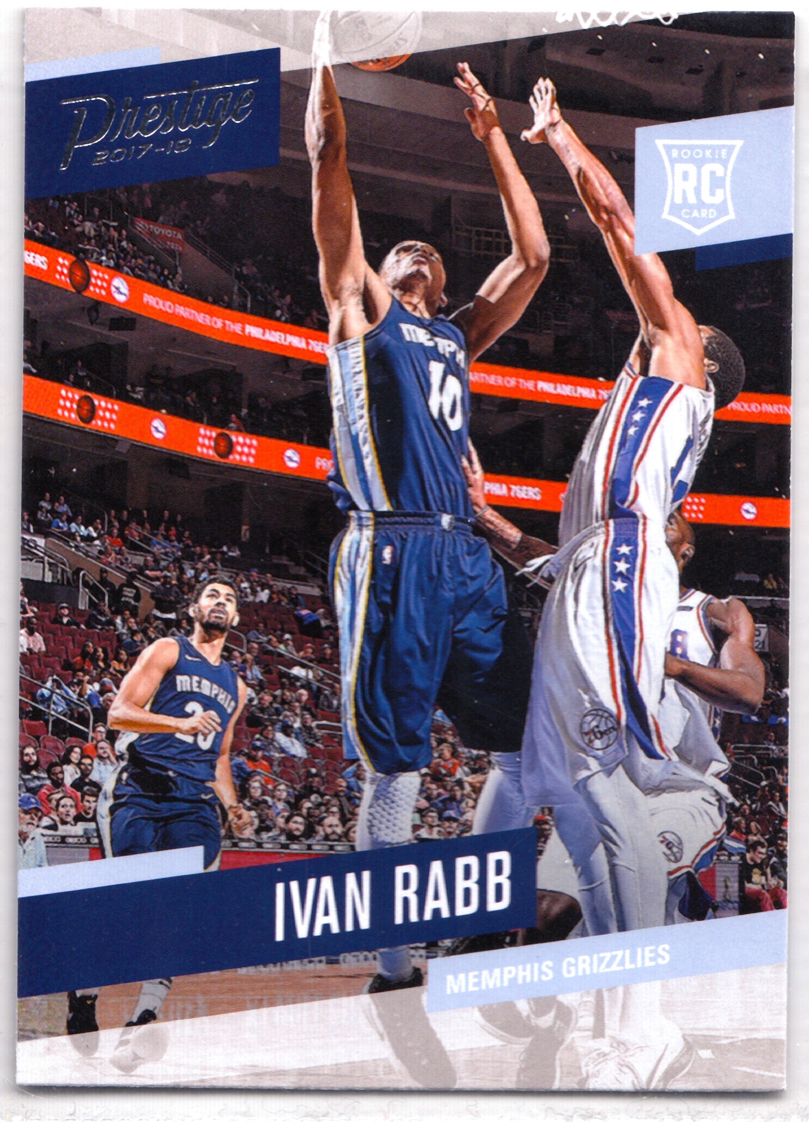 【ABC1 Card Market】2017-18 Panini Prestige Ivan Rabb 伊万 拉布 荣耀系列 Memphis Grizzlies 孟菲斯灰熊 RC 新秀卡 Rookie Card #184 XY78655