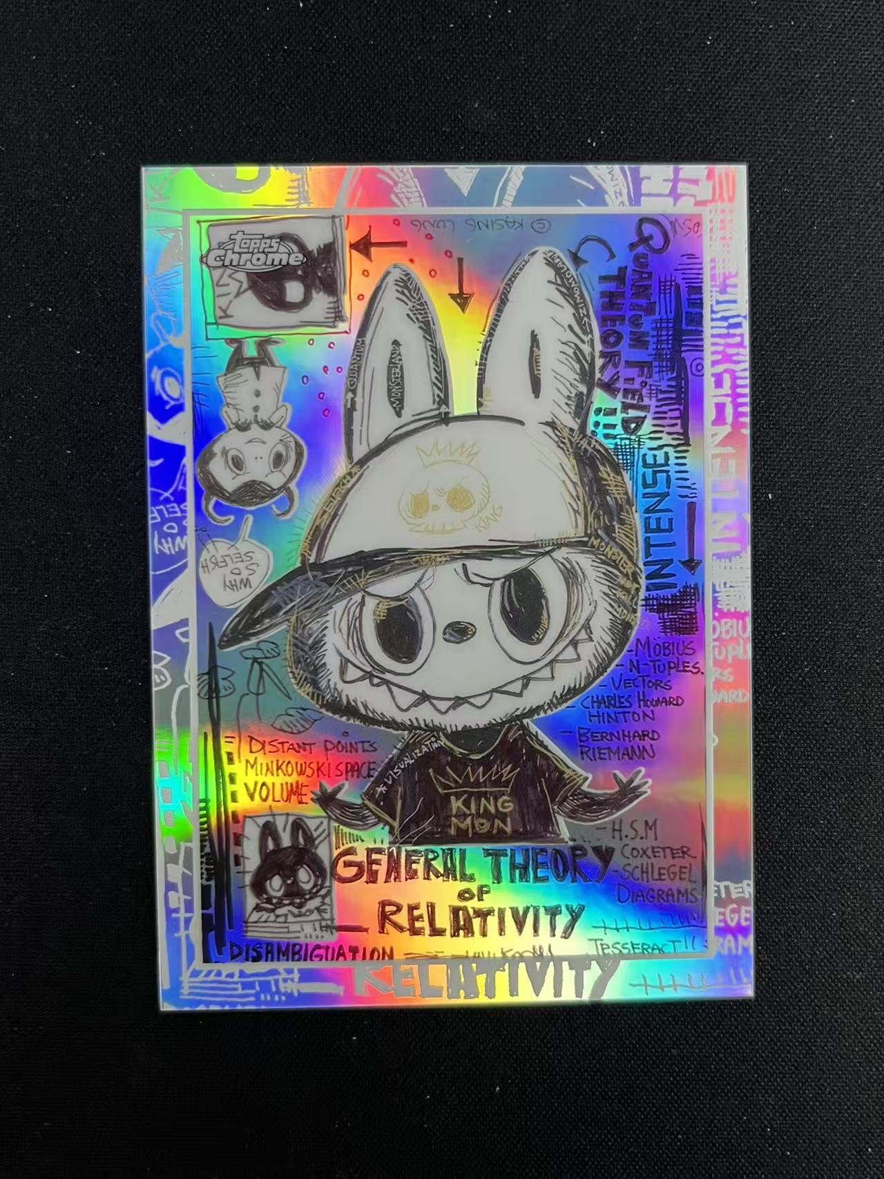 2025 Topps Chrome Labubu 拉布布 10周年 泡泡玛特 联名版 龙家升 折射 收藏必备 卡品如图 HCQL