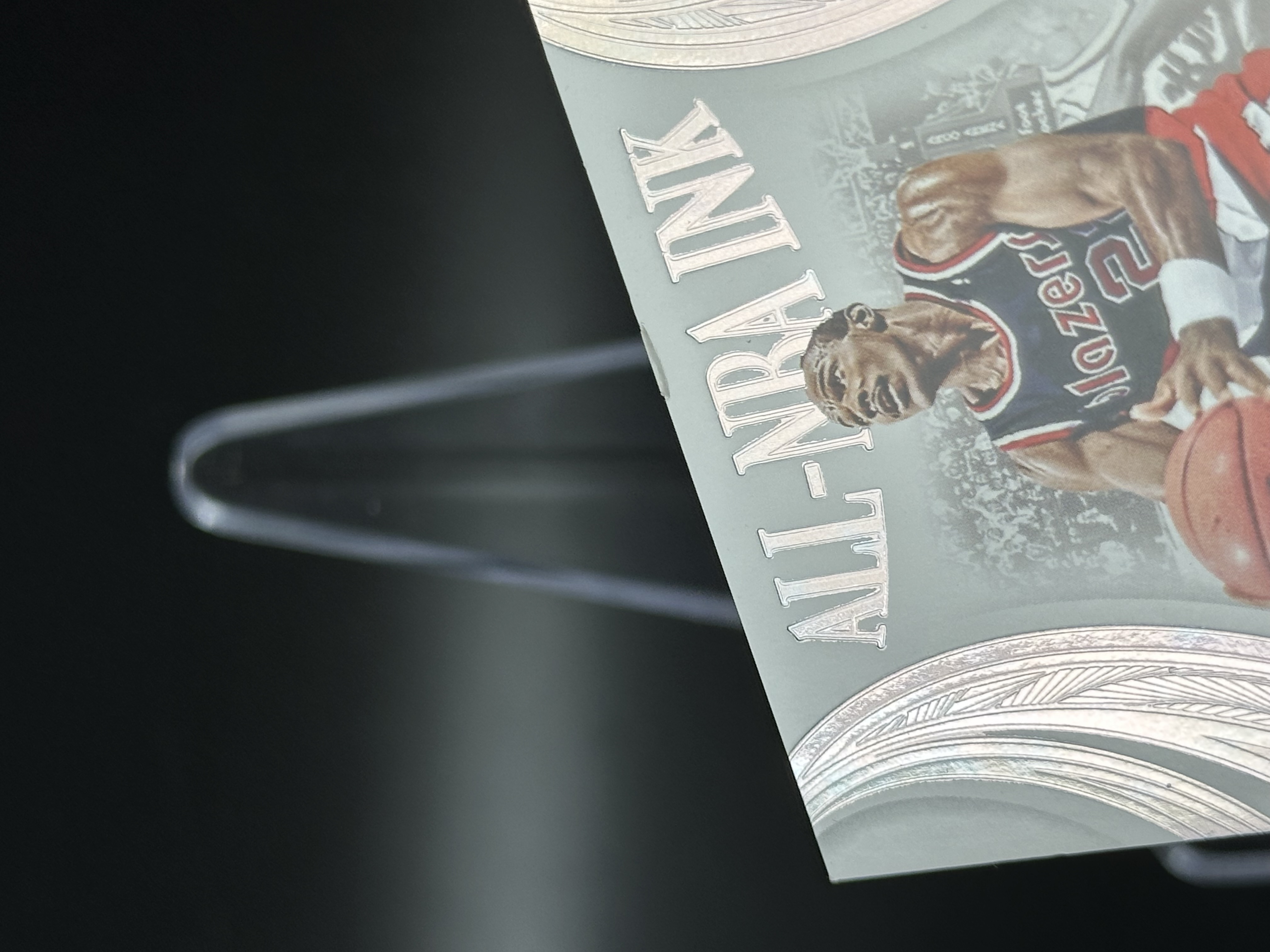 2024-25 Panini Flawless Clyde Drexler 【小黄拍卖】手提 德雷克斯勒 开拓者 签字 卡签 07/25编 瑕疵如图「汉堡王」