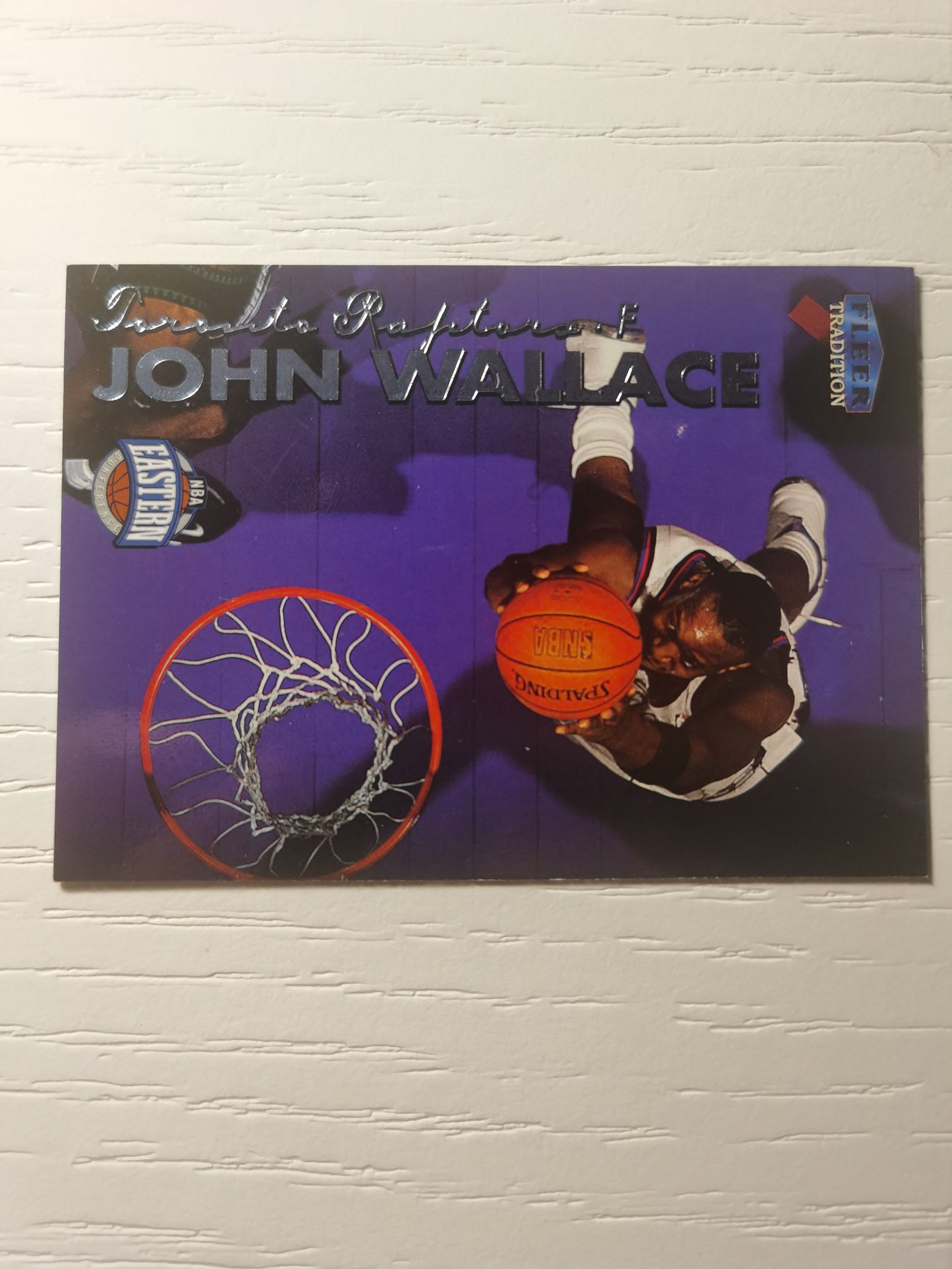 1999-00 Fleer Tradition John Wallace 1999-00 约翰-华莱士 fleer traditon银字 全明星球员 老橡树 与姚明搭档 防守悍将 猛龙 火箭
