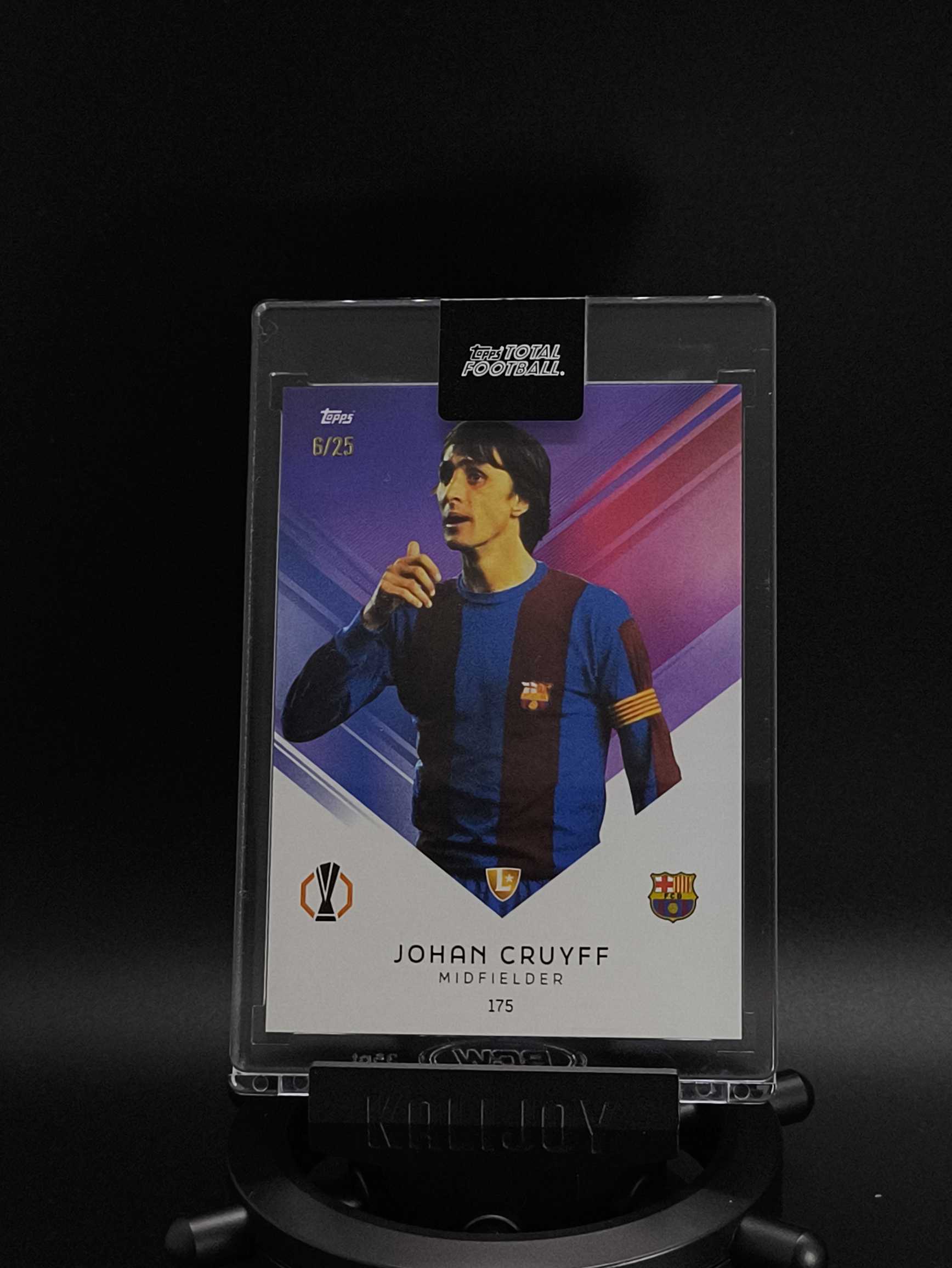 2025-26 Topps Total Football Johan Cruyff 约翰·克鲁伊夫 足球教父 克鲁伊夫 巴塞罗那 巴萨 荷兰 6/25编 TTF 原封砖