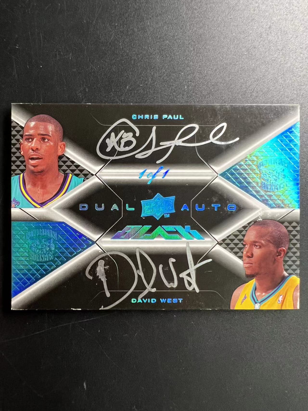 R01c Rune 2008-09 Upper Deck UD Black Chris Paul 【肥猫代卖】R01C 黄蜂 克里斯保罗 大卫韦斯特 签字 卡签 ...