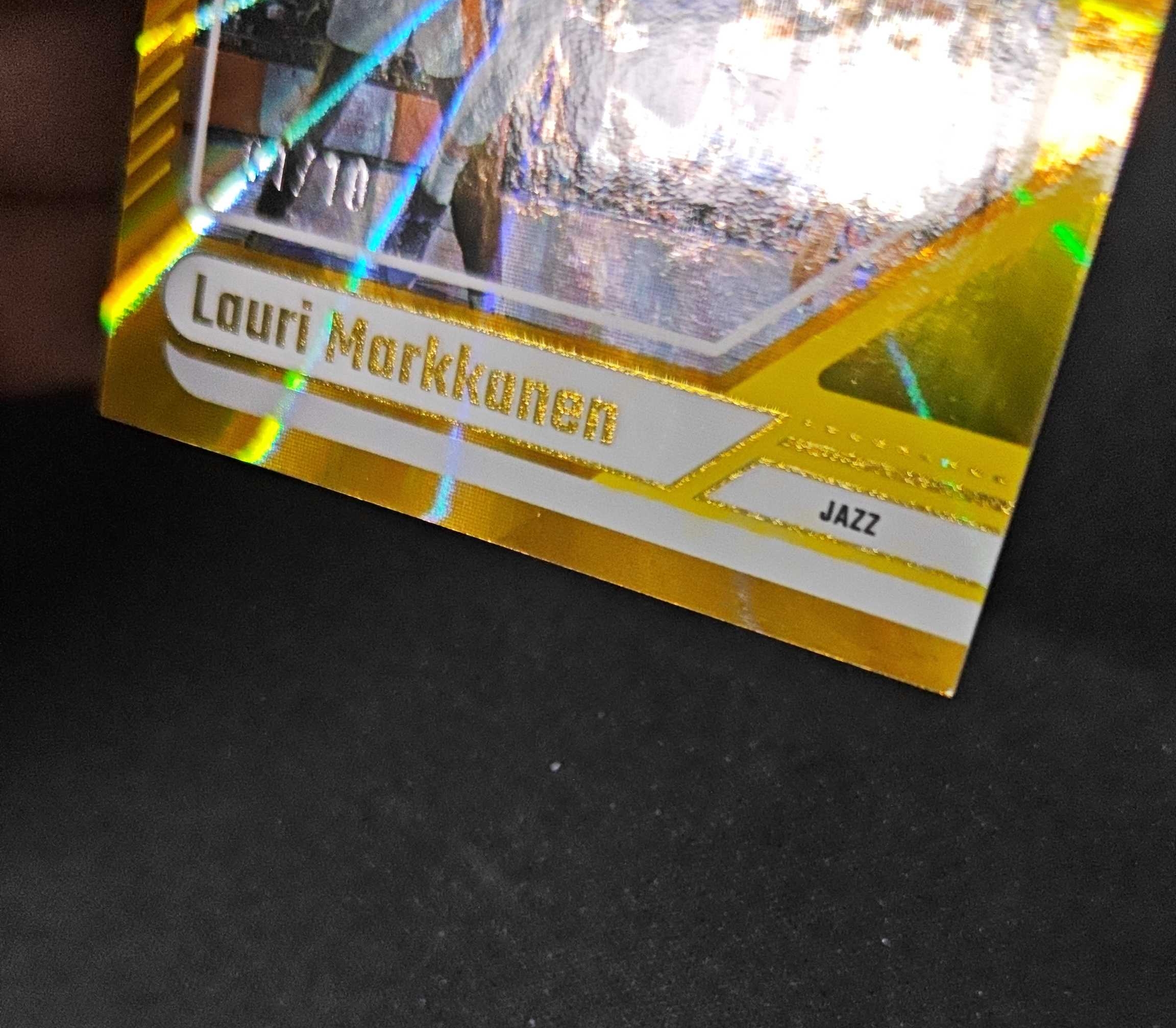 2024-25 Panini Donruss Lauri Markkanen 【SC拍卖】杜蕾斯 爵士 马尔卡宁 1/10编 金佛光 瑕疵如图 收藏必备(ing哥)