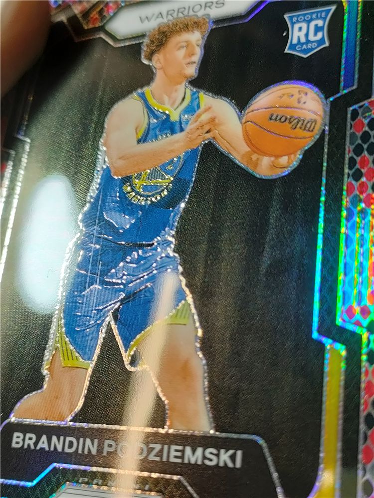 【LA拍卖精品】23-24 Panini Prizm Brandin Podziemski 新秀RC 布兰丁 波杰姆斯基 勇士队 潜力股 正 ...