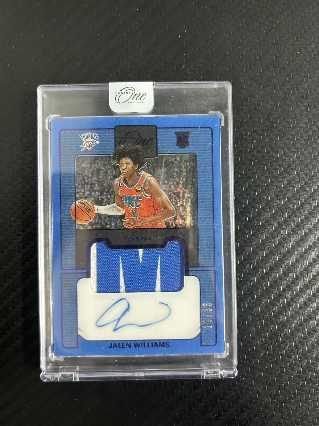 2022-23 Panini One and One Jalen Williams RC #PRJ-JWL【灯灯拍卡】 OAO 新秀年 雷霆 老八 杰伦 威廉姆斯 卡签 超低编 19/35编【麦浪风】