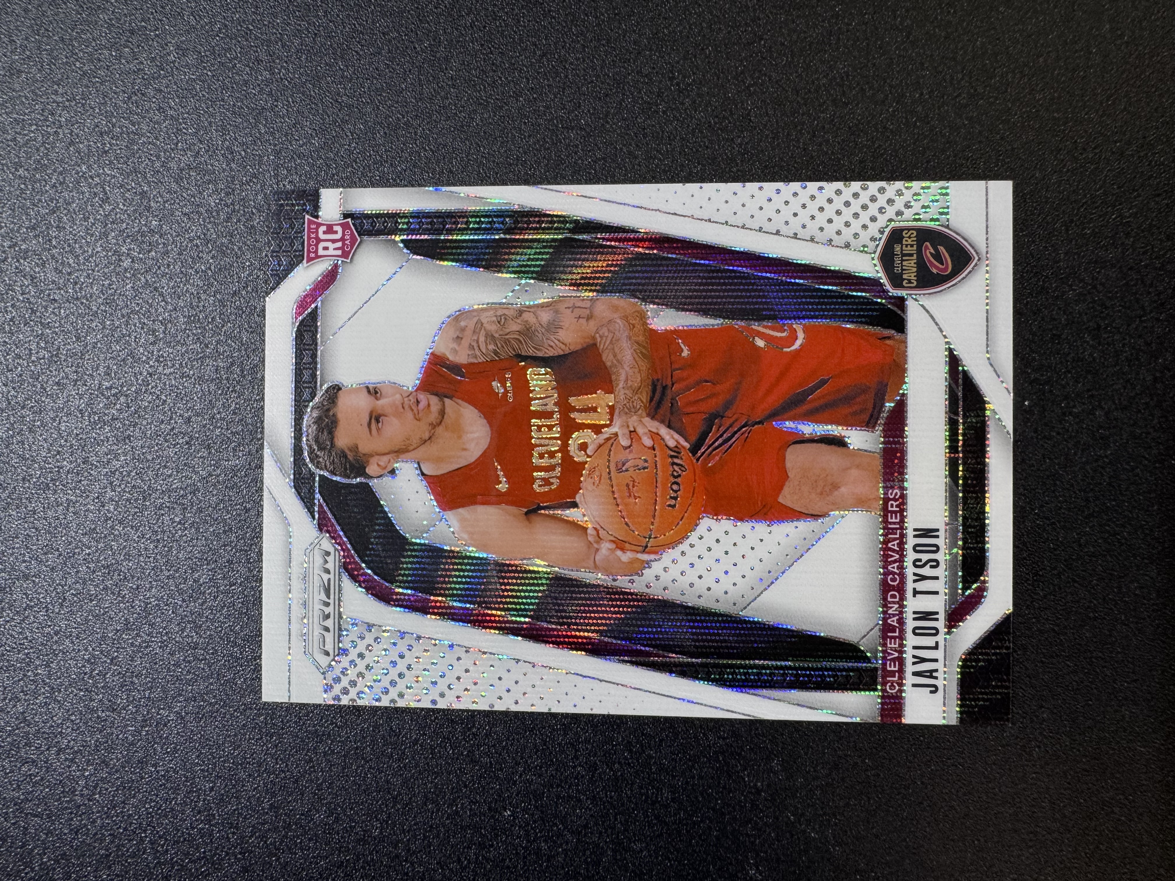 2024-25 Panini Prizm Jaylon Tyson RC 杰隆泰森 新秀 26/38编 白波纹折 base