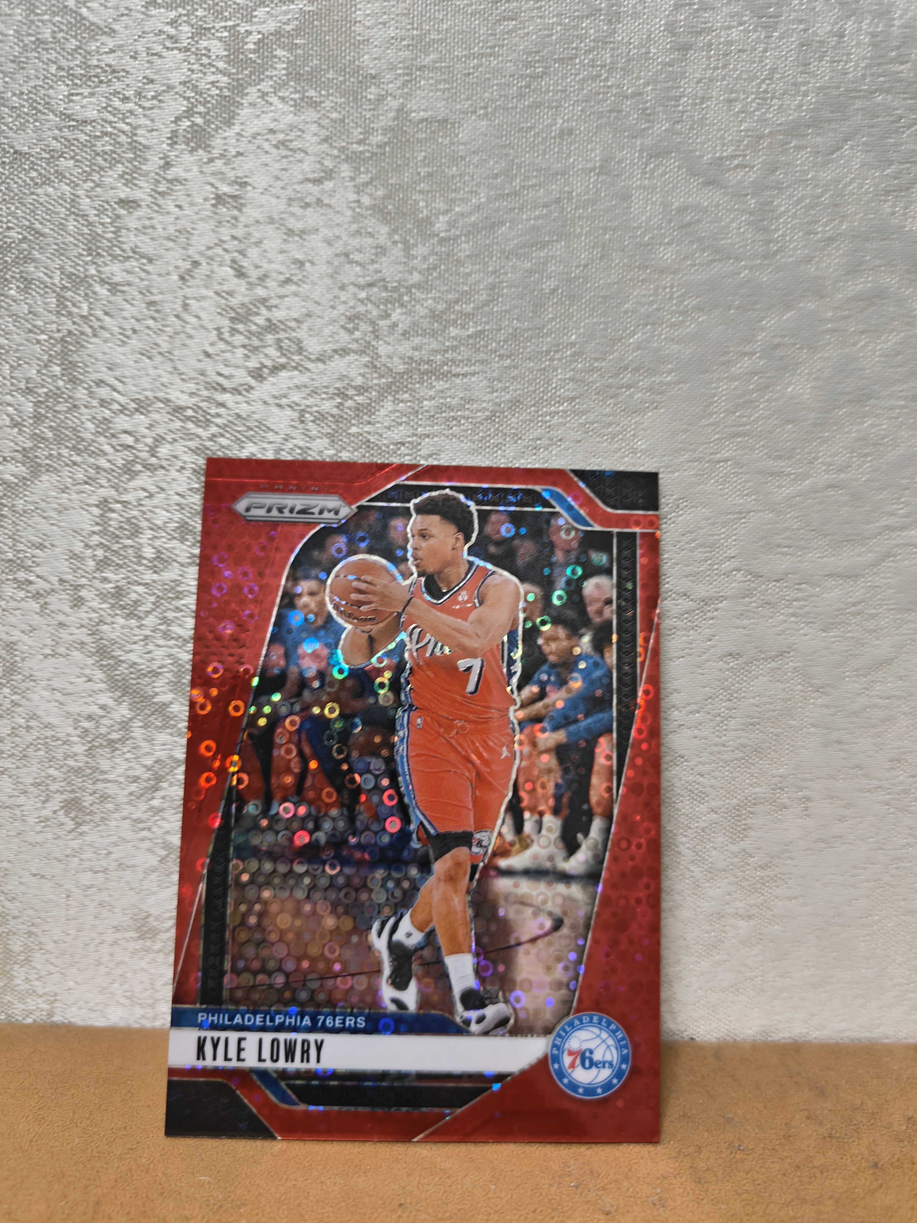 2024-25 Panini Prizm Kyle Lowry 76人 凯尔 洛瑞color match 100编红泡泡折 卡品如图 收藏必备!