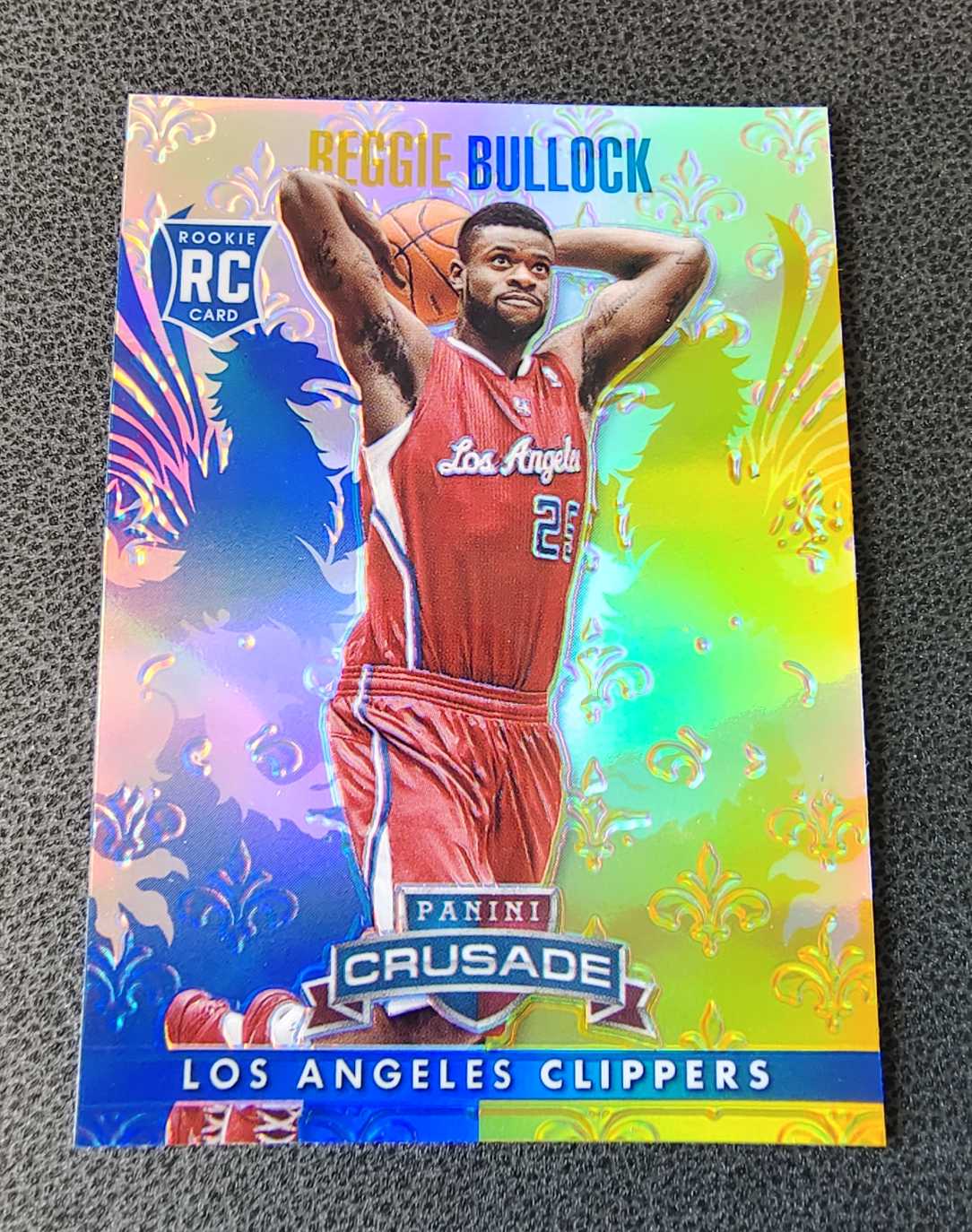2013-14 Panini Crusade Reggie Bullock RC 洛杉矶 快船队 雷吉 布洛克 十字军 新秀 蓝折