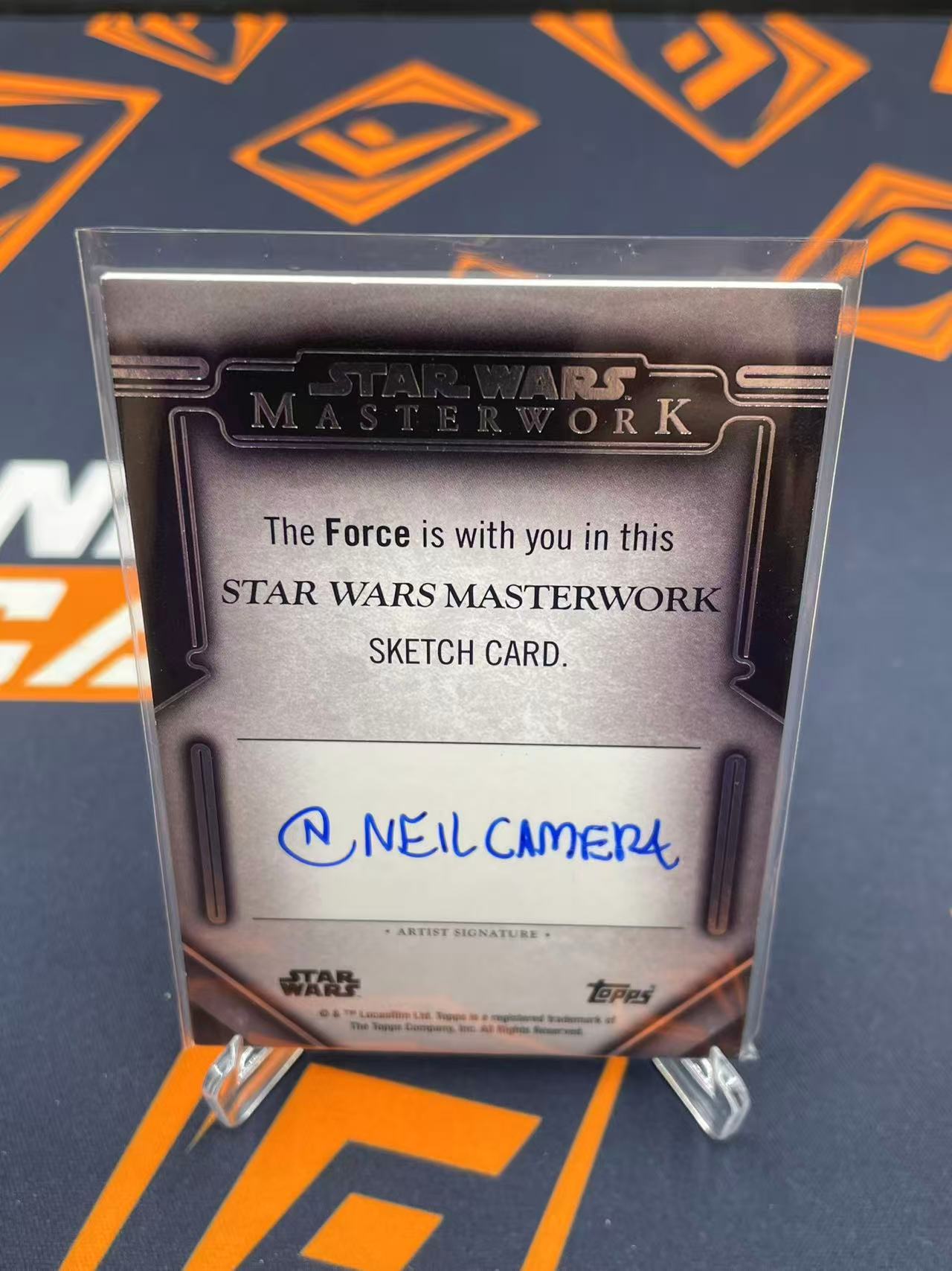 2026 Star Wars Topps 星球大战 Masterwork 大师杰作 手绘卡 Sketch 【缇缇代拍】 1/1编 画师 Neil Camera 亲笔签名 值得收藏 天空城