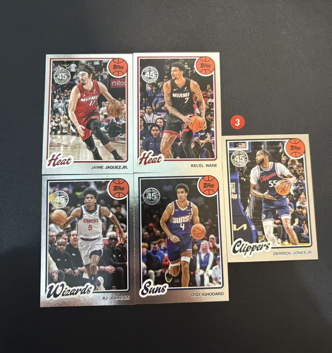 2025 Topps Flagship 5张 打包 韦尔 伊戈达罗 aj约翰逊 哈克斯 等 45周年 复古 微瑕 卡品如图 专收必备 N2