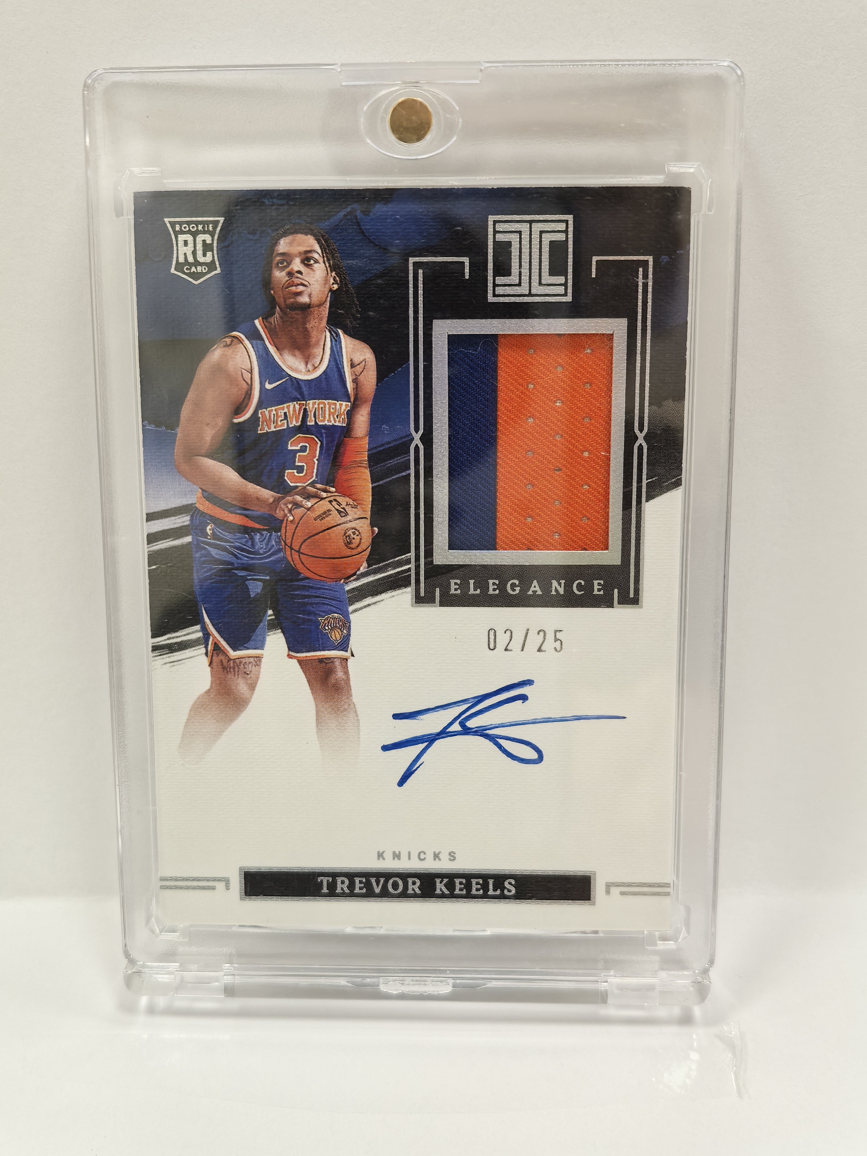 2022 Impeccable 小真金 RC新秀 尼克斯 Trevor Keels 特雷弗 基尔斯 RPA 球衣 签字 卡签 02/25编 卡品如图