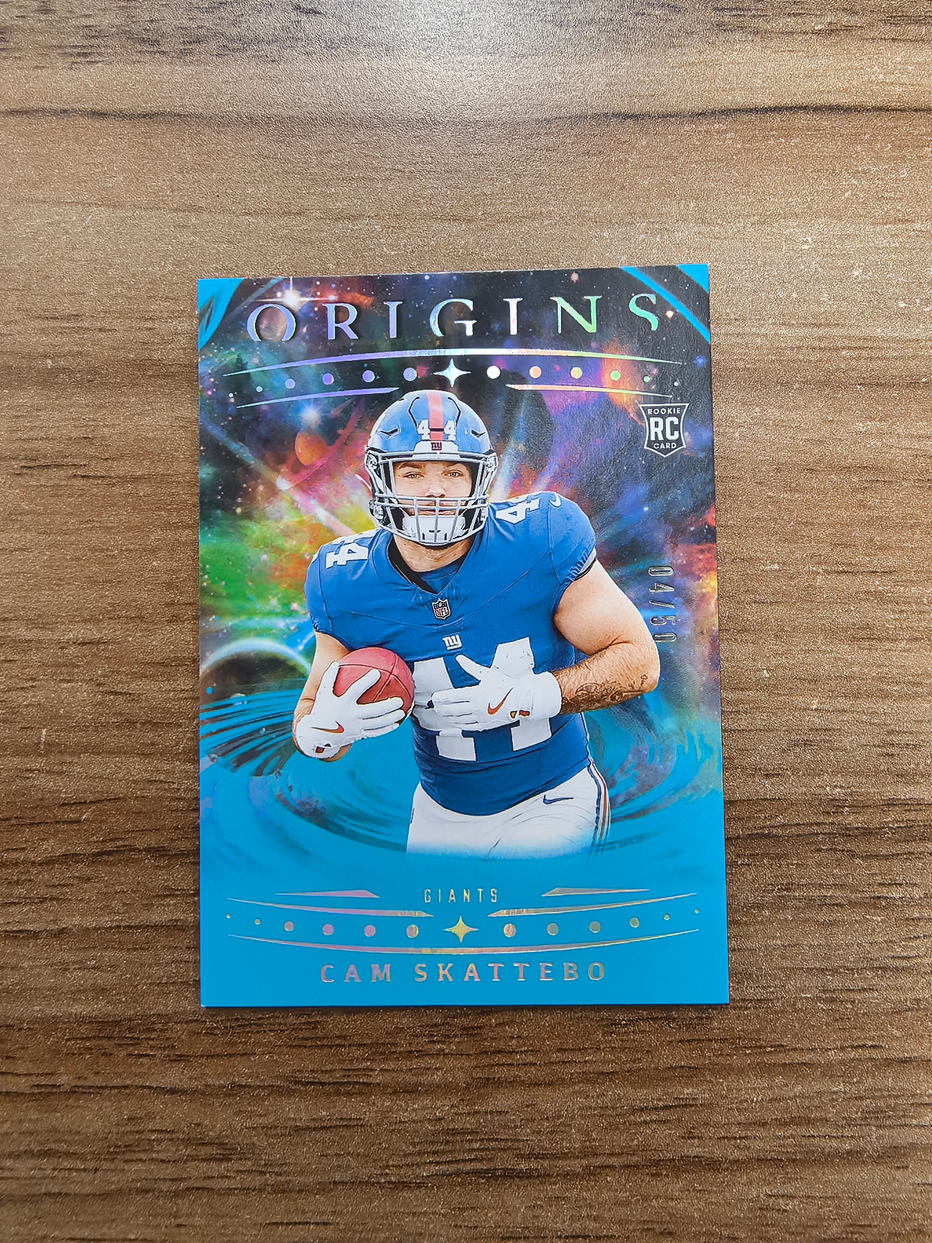 2025 Panini Origins CAM SKATTEBO RC 起源 橄榄球 红雀队 坎姆斯卡特博 新秀 04/50编 实卡精美 卡品如图 收藏必入 流浪