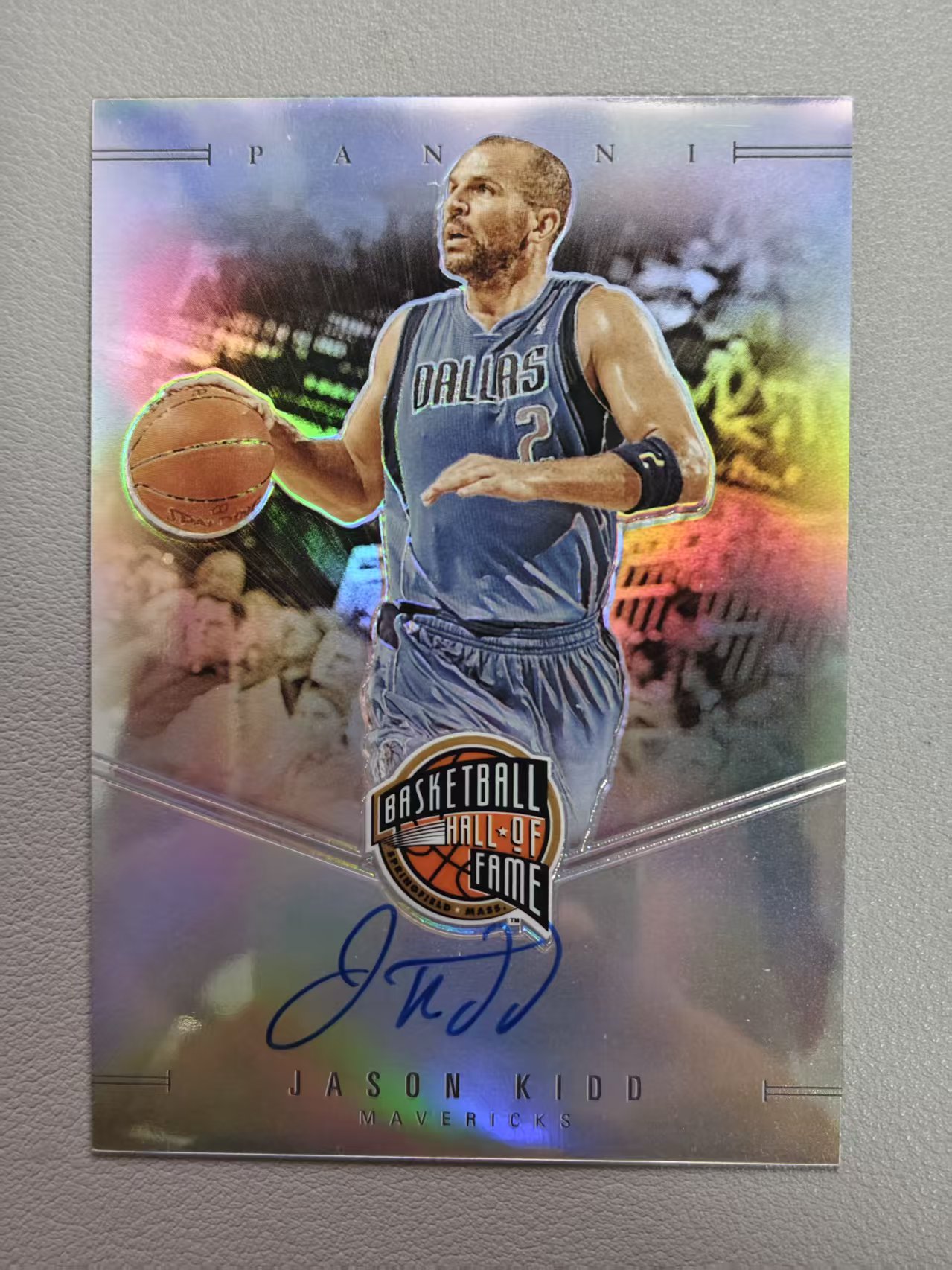 【阿泽代卖】2021 Panini America Jason Kidd 独行侠 贾森 基德 签字 卡签 折射 银折 名人堂签 Hall Of Fame 大比例 选图巨帅 卡品如图 介意勿拍-CY