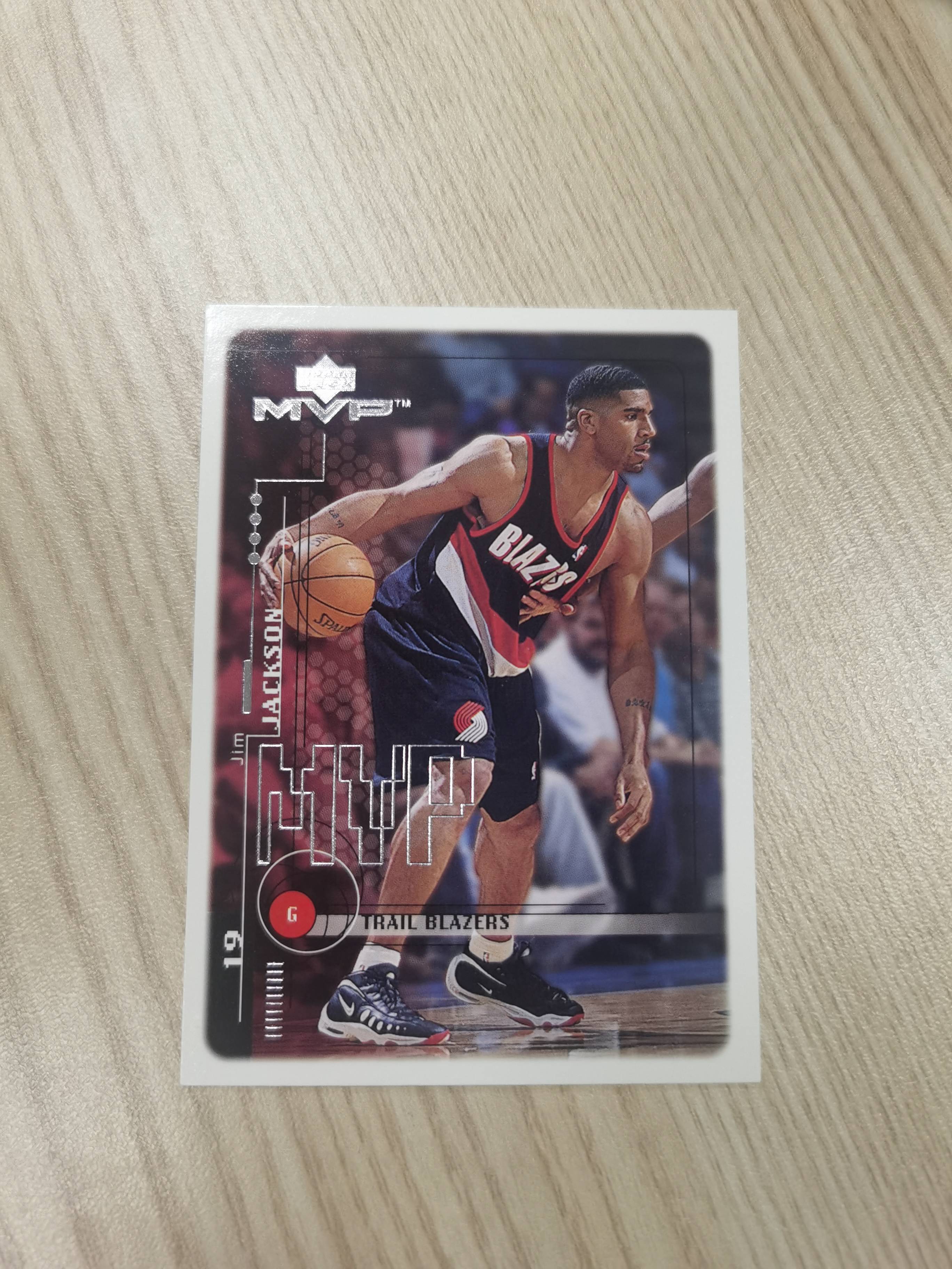 1999-00 Upper Deck MVP Jim Jackson 1999-00 吉姆-杰克逊 UD mvp 银标 硬通货 著名浪子 开拓者 极具收藏价值