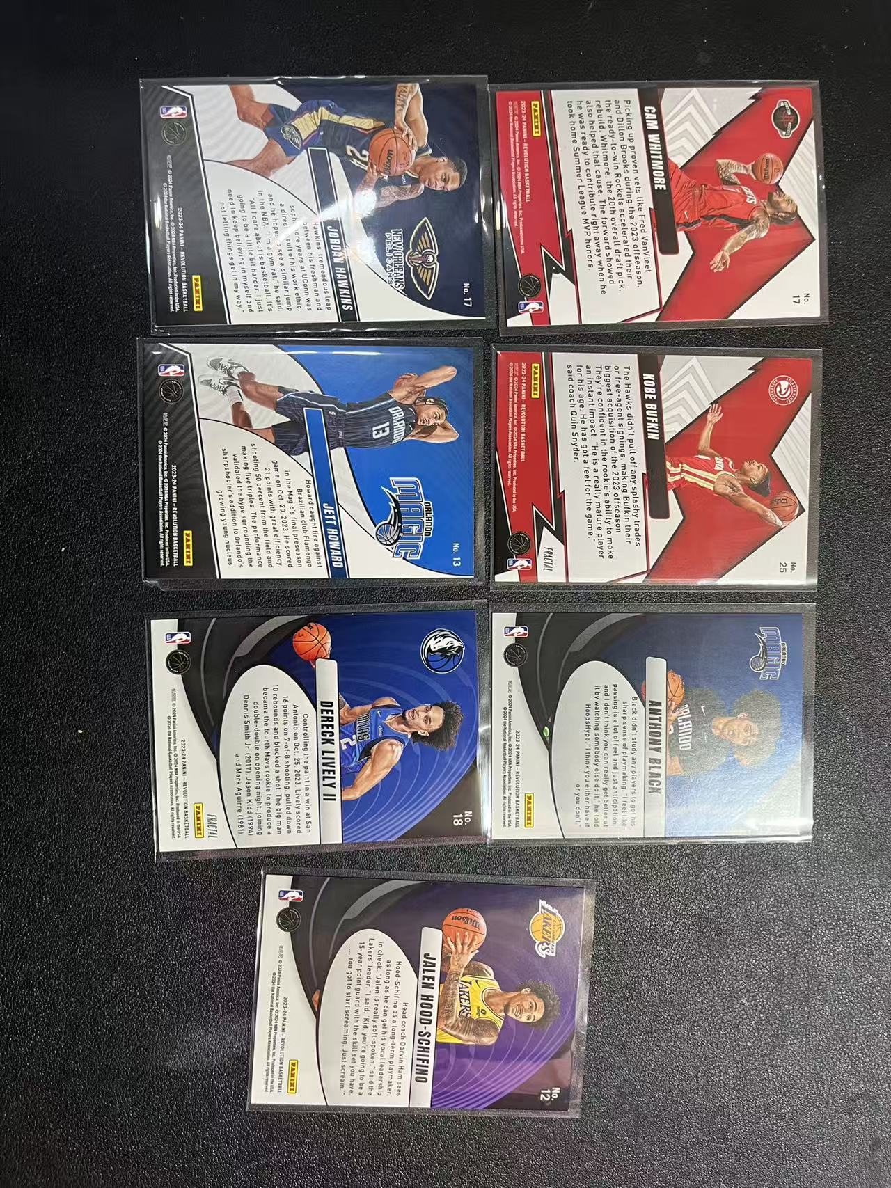 2023-24 Panini Revolution Dereck Lively II RC 革命 德里克 莱夫利 杰特 霍华德 科比 安东尼 布莱克 卡姆 惠特莫尔 等 新秀 折射 特卡 如图 龙龙龙