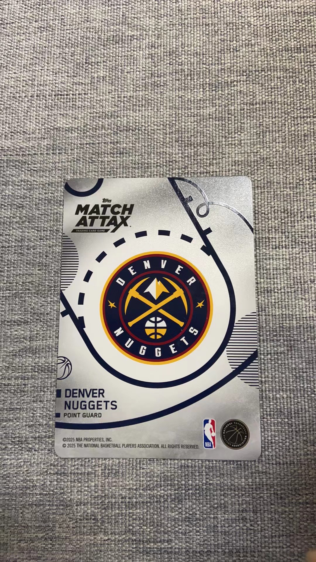 2025 Topps NBA MATCH ATTAX Jamal Murray 卡游 游戏版 贾马尔 穆雷 硬通货 凑套必备 收藏必备
