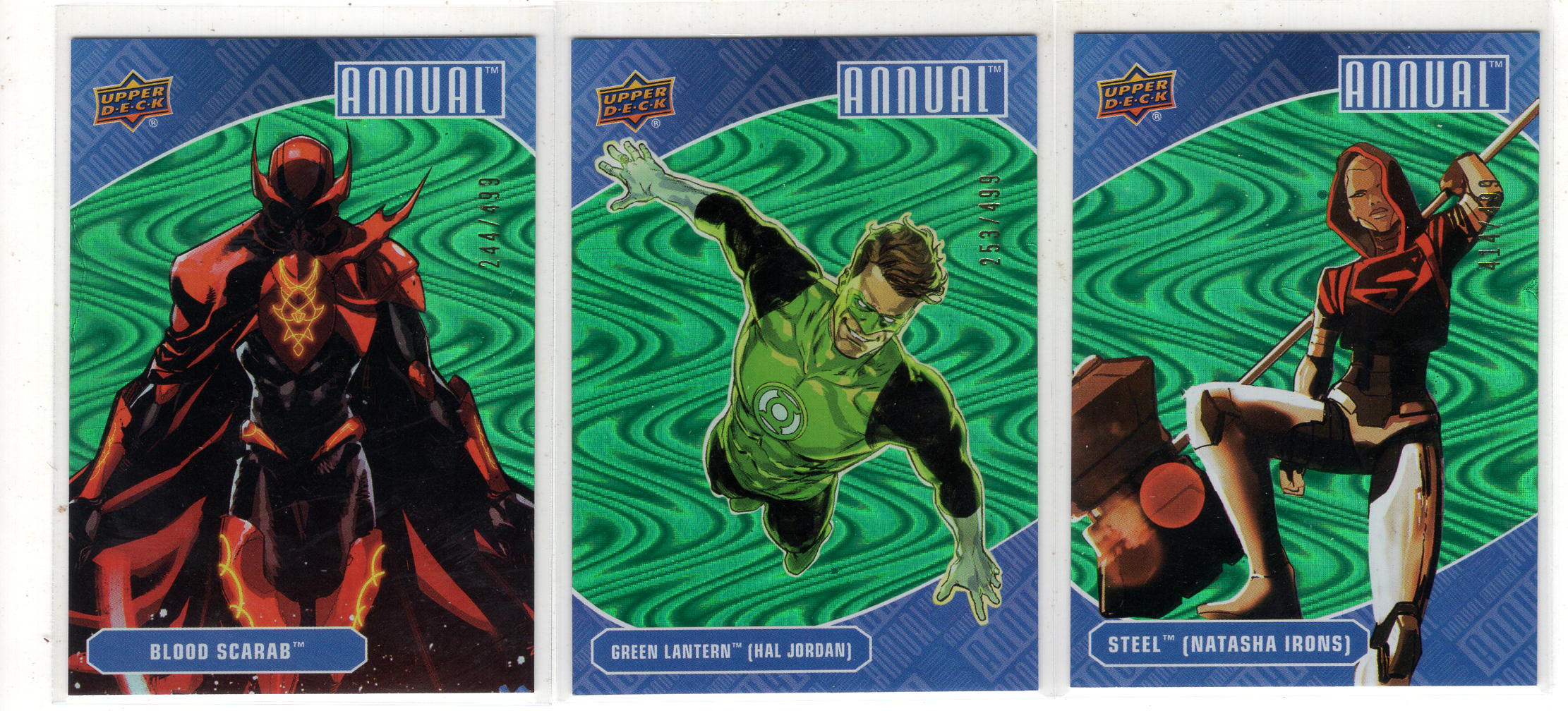 【来拆波卡】2024 Upper Deck Marvel(MCU)漫威 Annual 年鉴 Blood Scarab Green Lantern Steel 绿变形虫折 499编 zhang