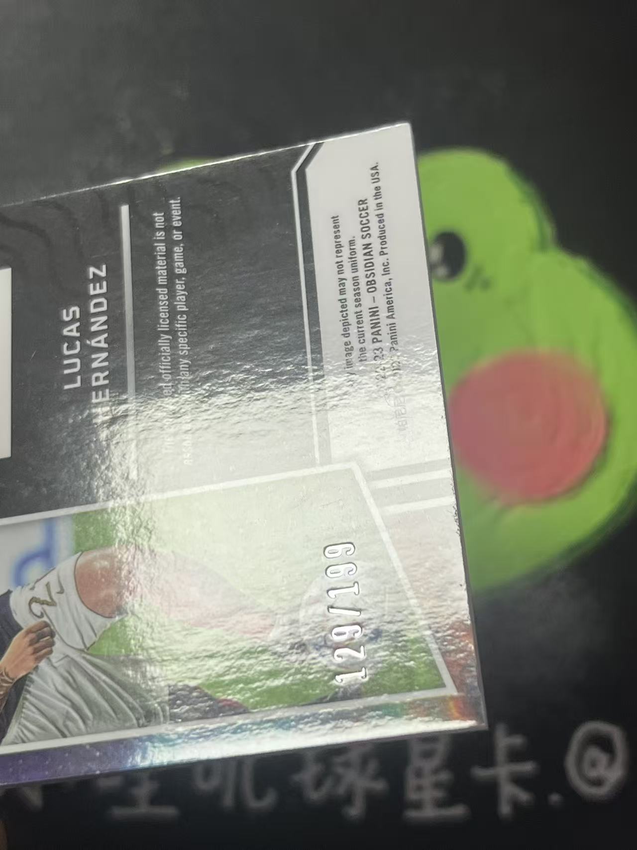2022-23 Panini Obsidian Lucas Hernandez 黑曜石 法国 卢卡斯 埃尔南德斯 199编 物料 球衣 微瑕如图【ZYP代拍】LS90