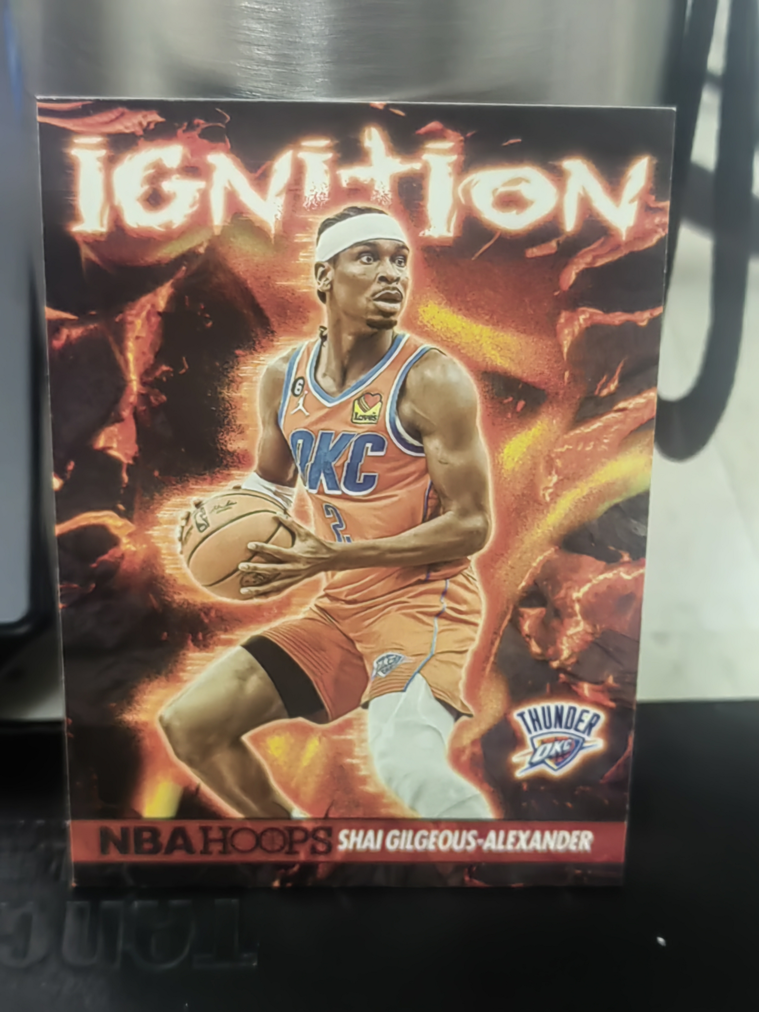 2023-24 Panini Hoops Shai Gilgeous-Alexander Hoops SGA 亚历山大 雷霆 IGNITION 特卡 点火 启动 篮 白边白角 不保卡品 卡品如图