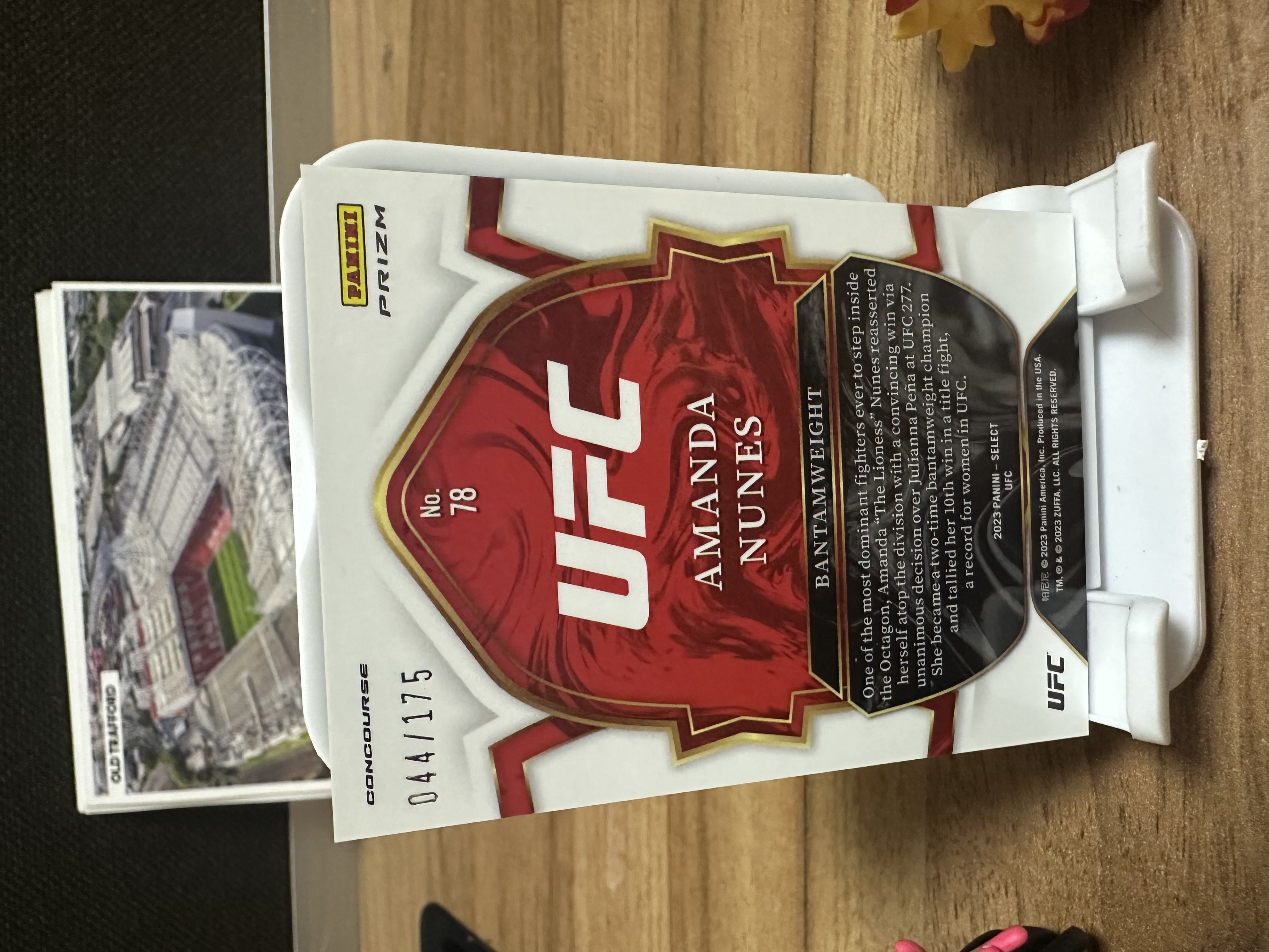 2023 Panini Select Amanda Nunes UFC 阿曼达 努涅斯 母狮 175编 红折