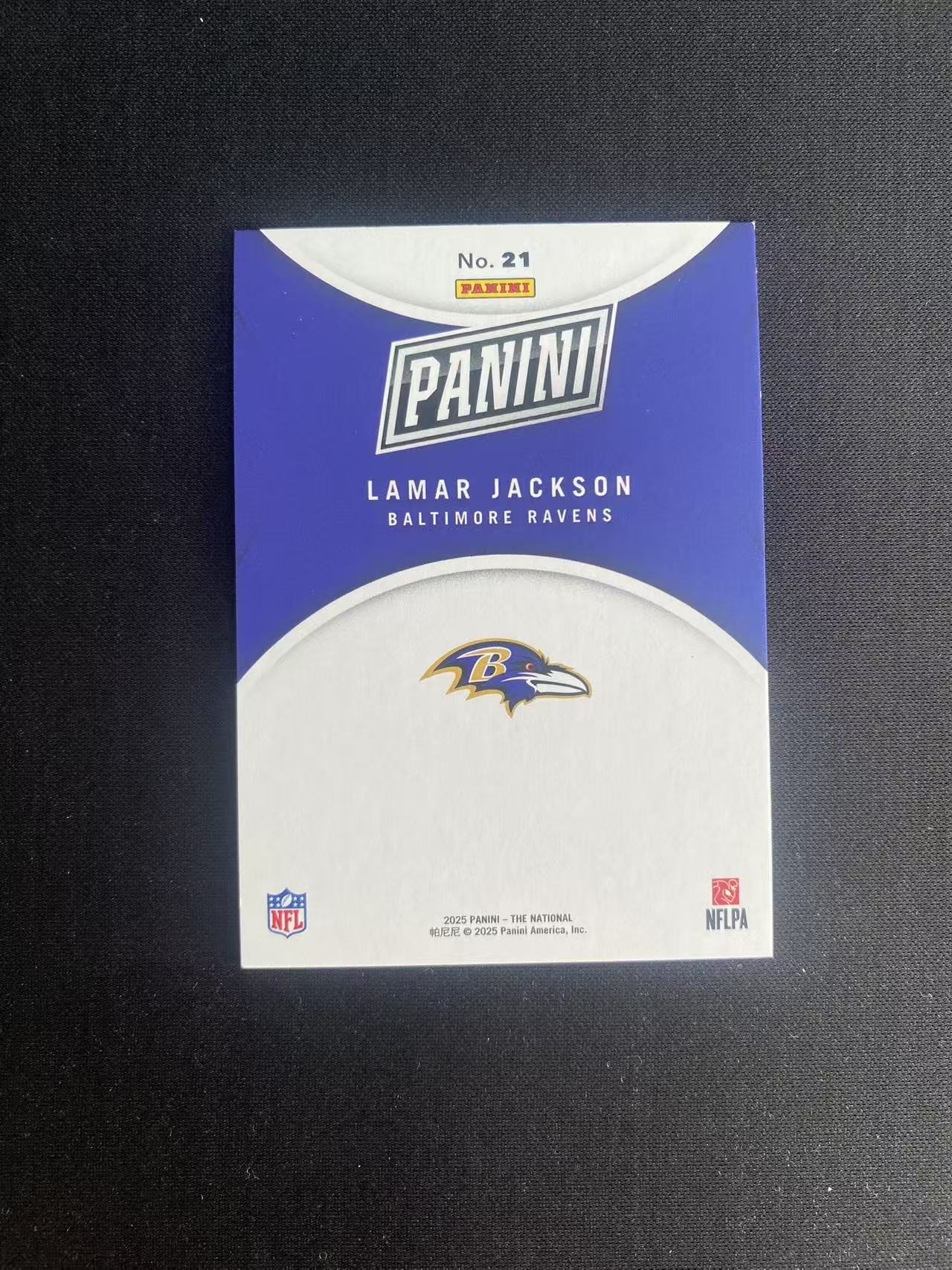 2025 白羊代卖 Panini NSCC VIP Silver Lamar Jackson 199编 Ravens 兄弟04
