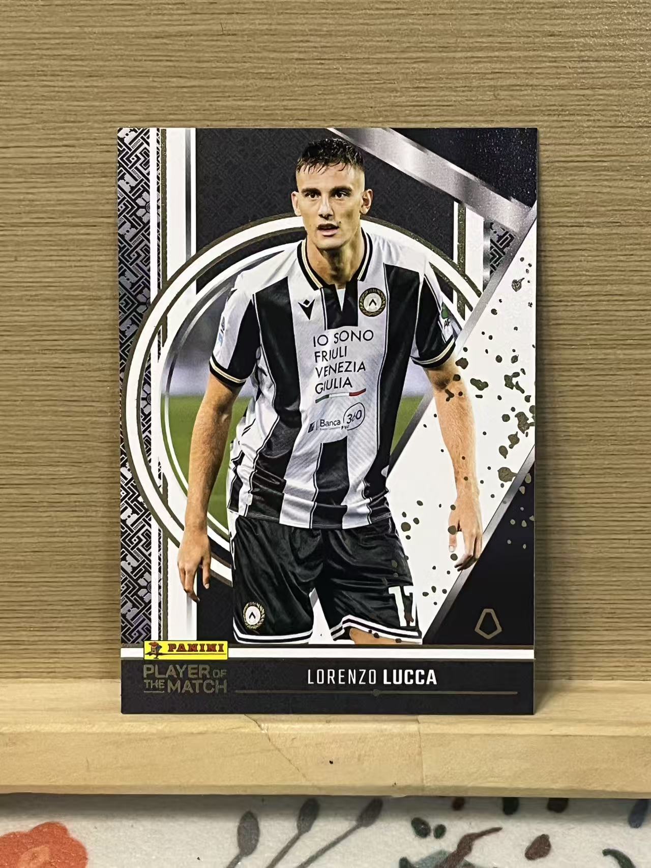 2025 Panini Player Of The Match Lorenzo Lucca 洛伦佐 卢卡 乌迪内斯 意甲 MVP盒 实卡精美 卡品如图 A33
