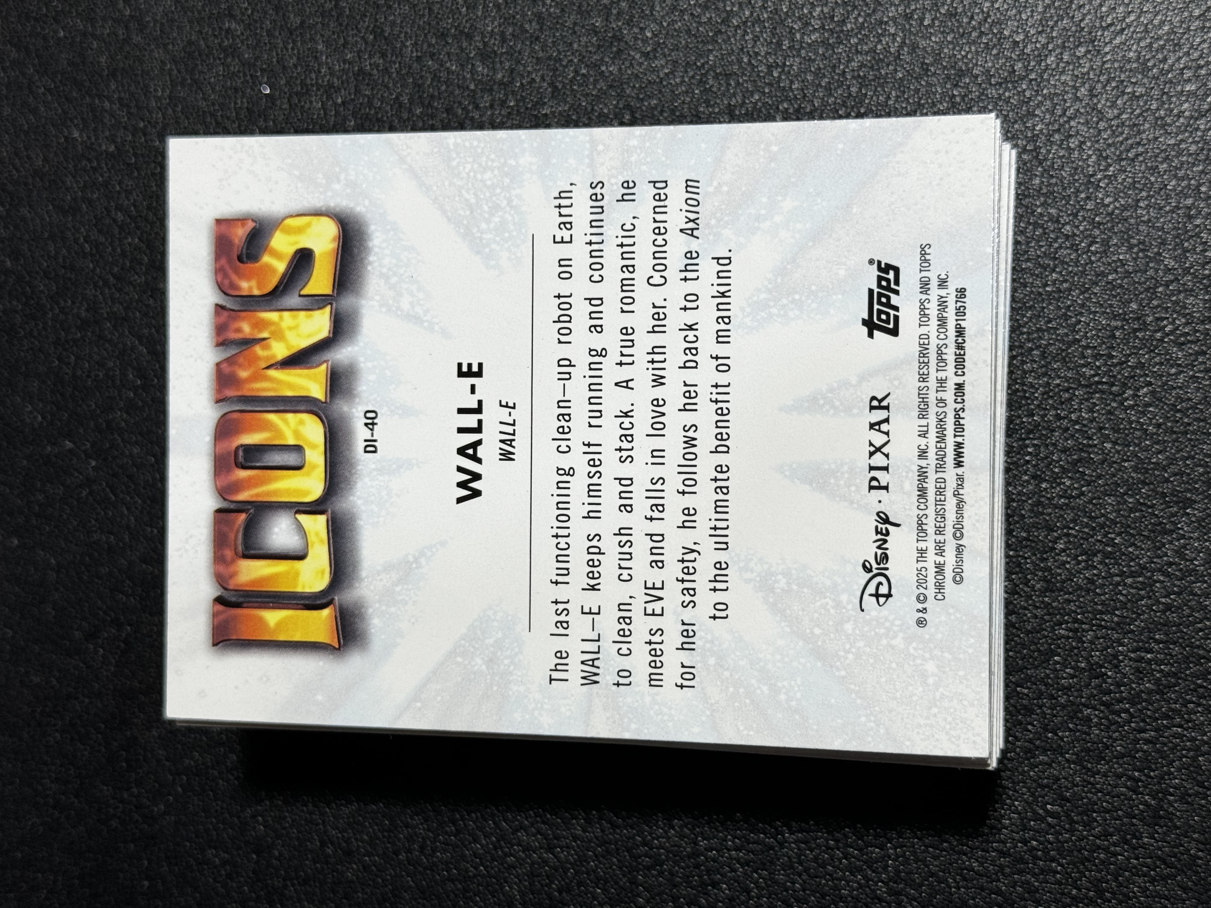 2025 Topps Disney Chrome TC 迪士尼 Hobby Icons 特卡 Mickey Mouse 米奇 Winnie The Pooh 小熊维尼 等 1-40号 齐套 LWDG