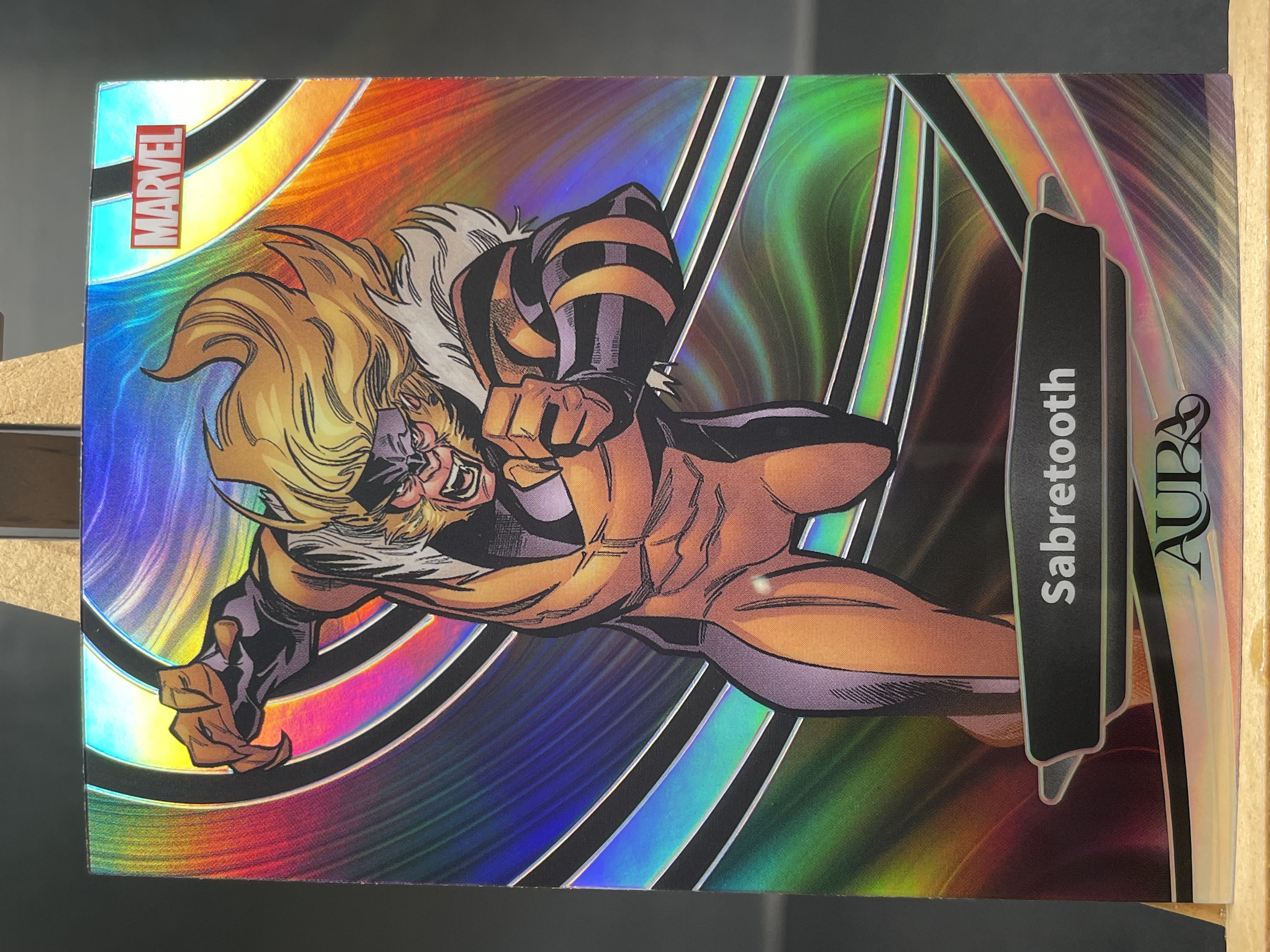 (A1) 2025 KAKAWOW Marvel Aura 漫威 卡卡沃 银折 剑齿虎  实卡好看 收藏凑套必备 卡品如图 ！！！