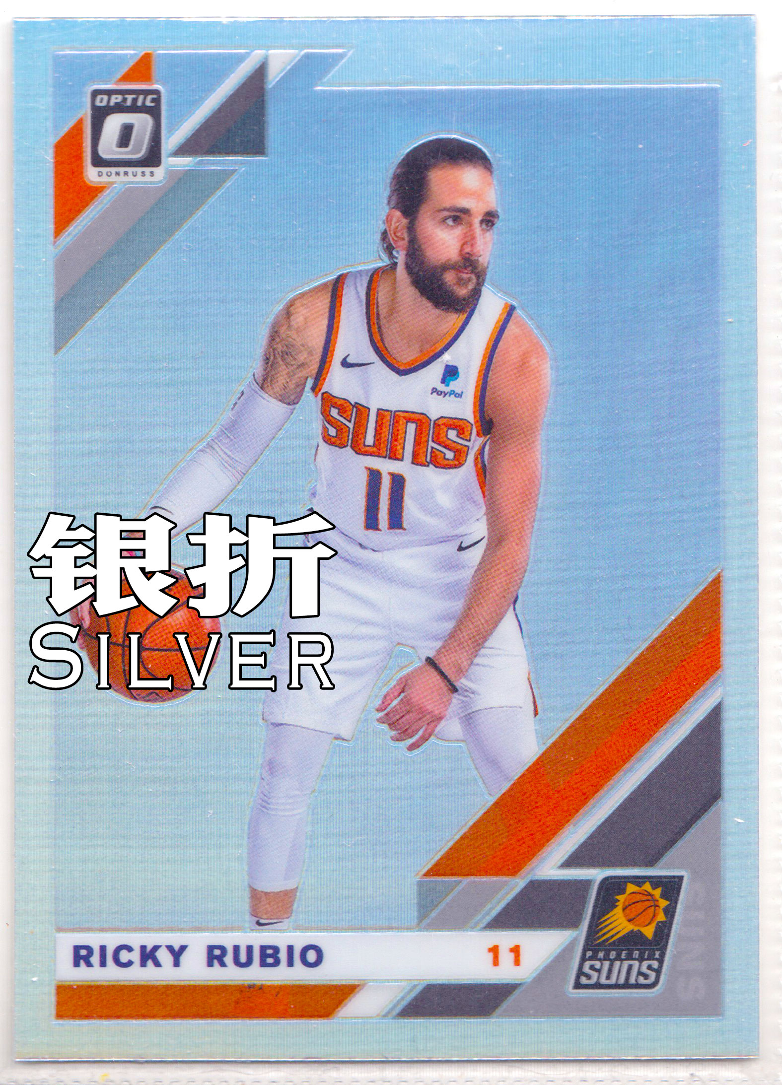 【ABC1 Card Market】2019-20 Panini Donruss Optic Ricky Rubio 里基 卢比奥 Phoenix Suns 太阳 杜蕾斯OP Base Holo 银折 普折 #105 XK12289