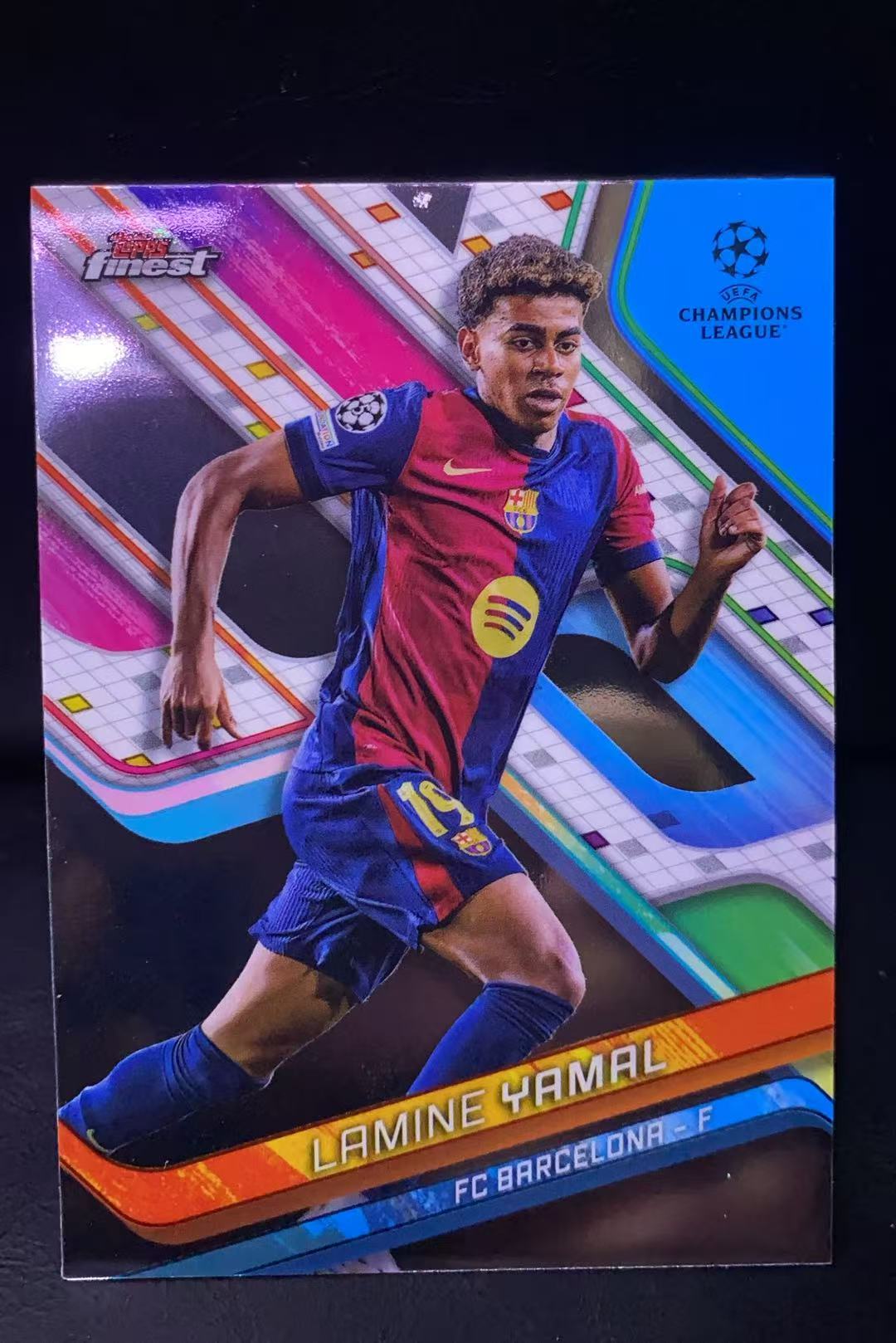 2025 Topps Finest Lamine Yamal 【杭州310】 UCC欧冠 巴塞罗那 拉明 亚马尔 天赋满满 特卡 卡品如图 Y