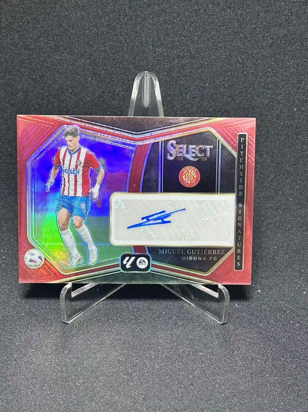 2023-24 Panini Select Miguel Gutiérrez 【哆哆卡社】米格尔·古铁雷斯 签字 红折 西甲 帕尼尼select系列 卡品如图