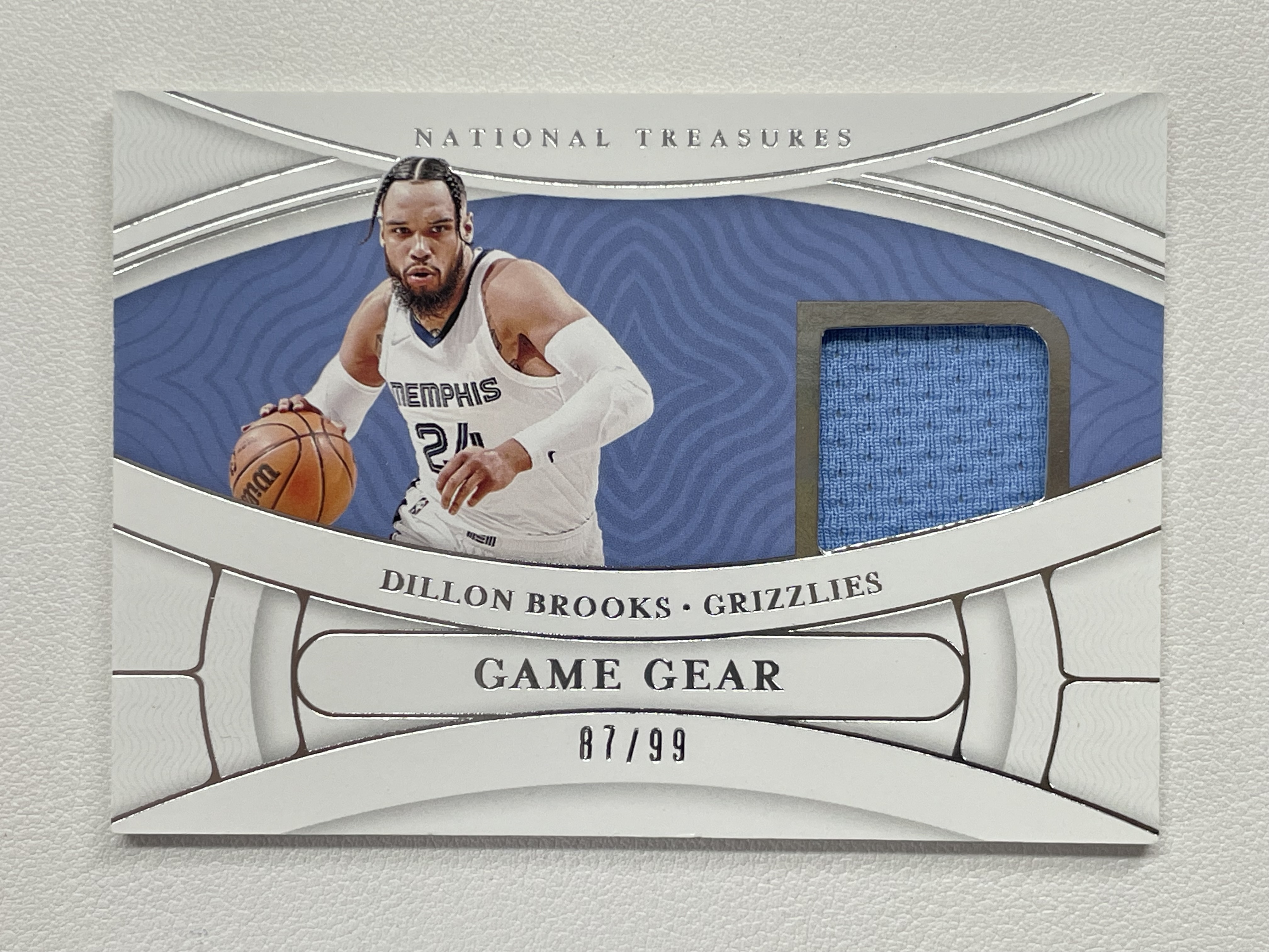 【天秤座拍卖到卡预付85%】2021-22 National Treasures 国宝 灰熊 Brooks 狄龙 布鲁克斯 99编 球衣 gu 亲穿 卡品如图 实卡好看 收藏必备※花儿最美