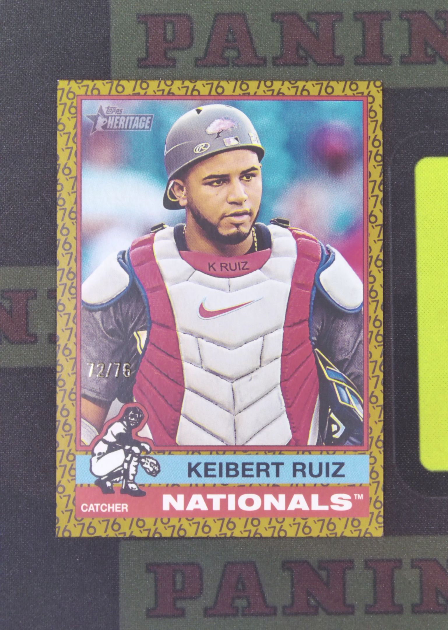 2025 Topps Heritage Keibert Ruiz Nirvana Project 基伯特 鲁伊兹 华盛顿国民 72/76 76周年 折射 遗产 卡品如图 收藏必备 吴¥