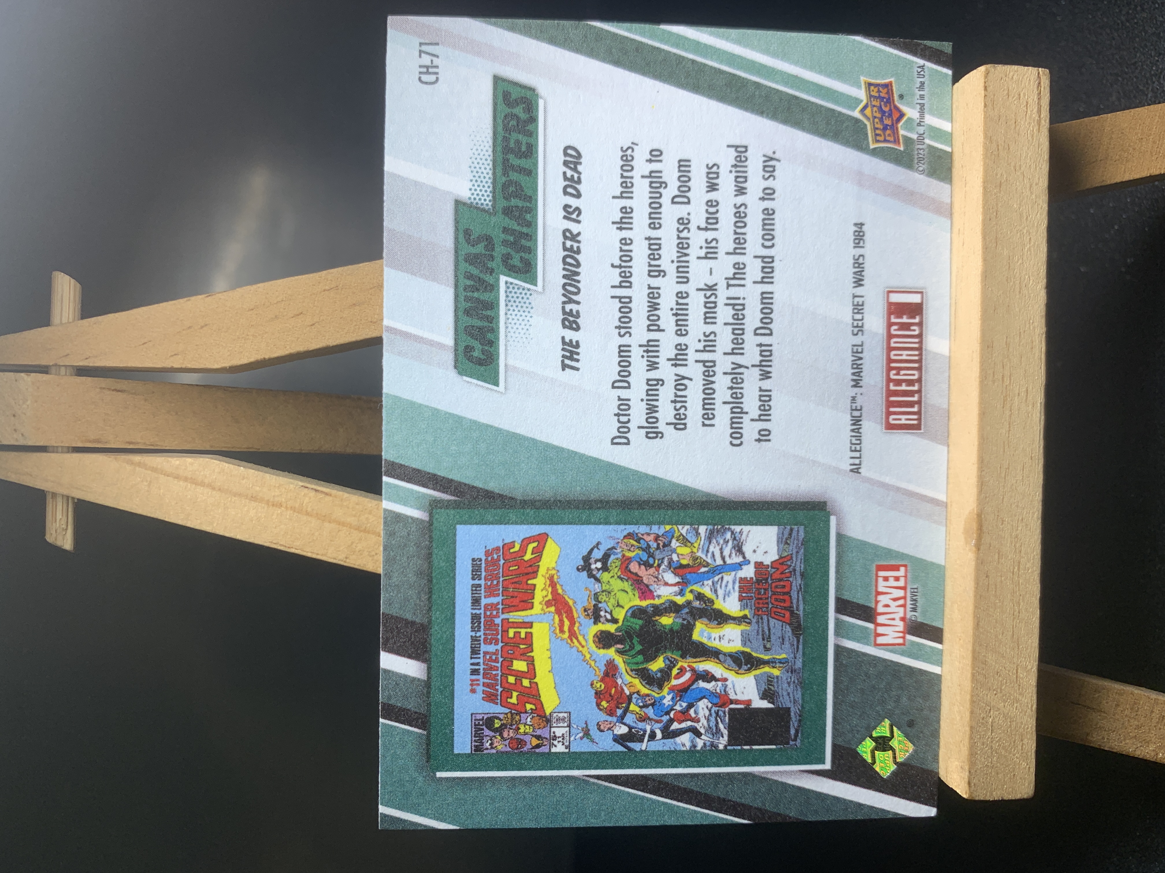 (B5) 2023 UPPER DECK 漫威 油画 画布 特卡 CH-71 实卡好看 收藏凑套必备 卡品如图 !!!