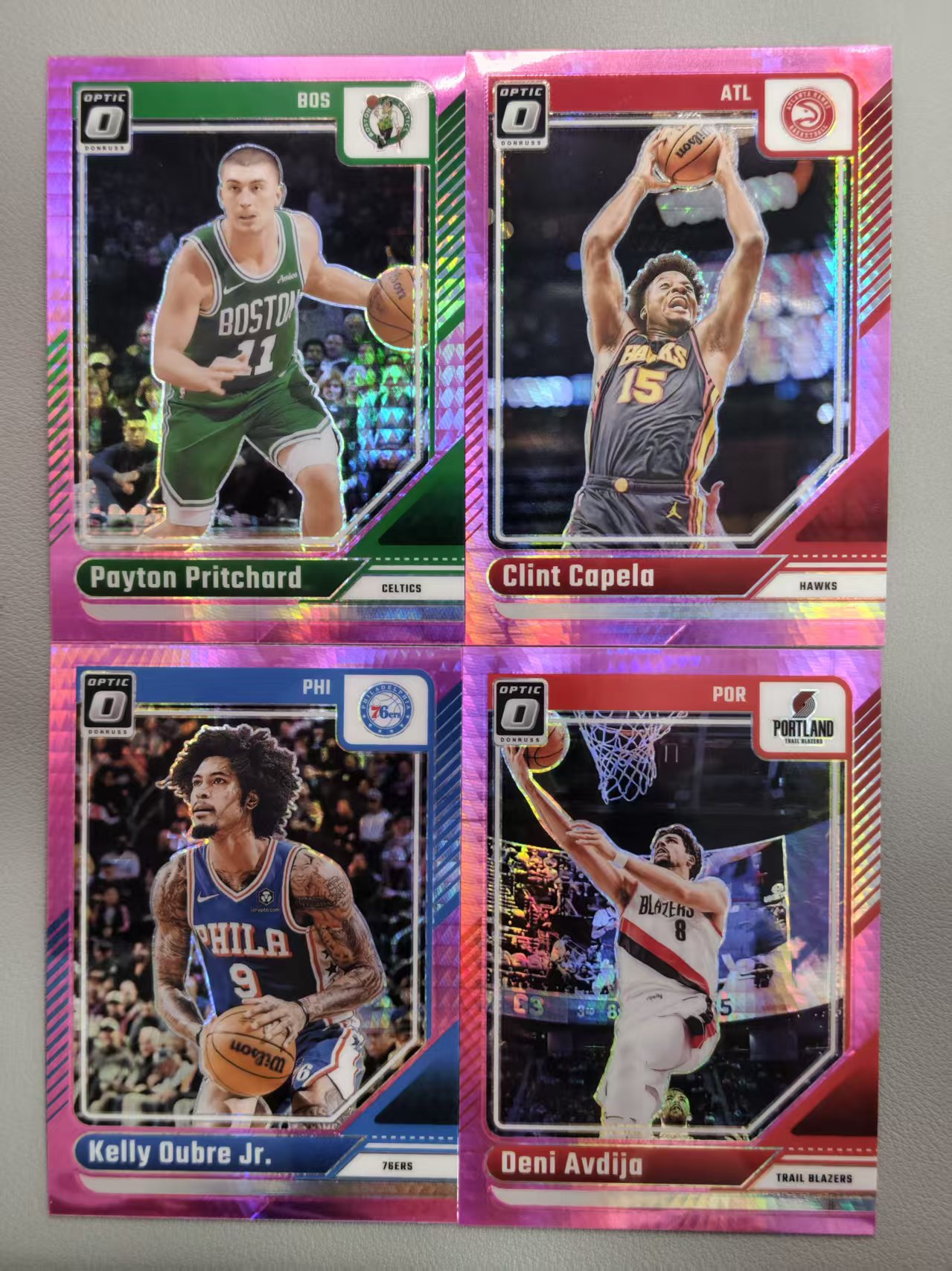 【阿泽代卖】2024-25 Panini Optic Op 理查德森 卡佩拉 乌布雷 阿夫迪亚 折射 粉折 Hyper折 龙鳞折 选图巨帅 卡品如图 介意勿拍-tall