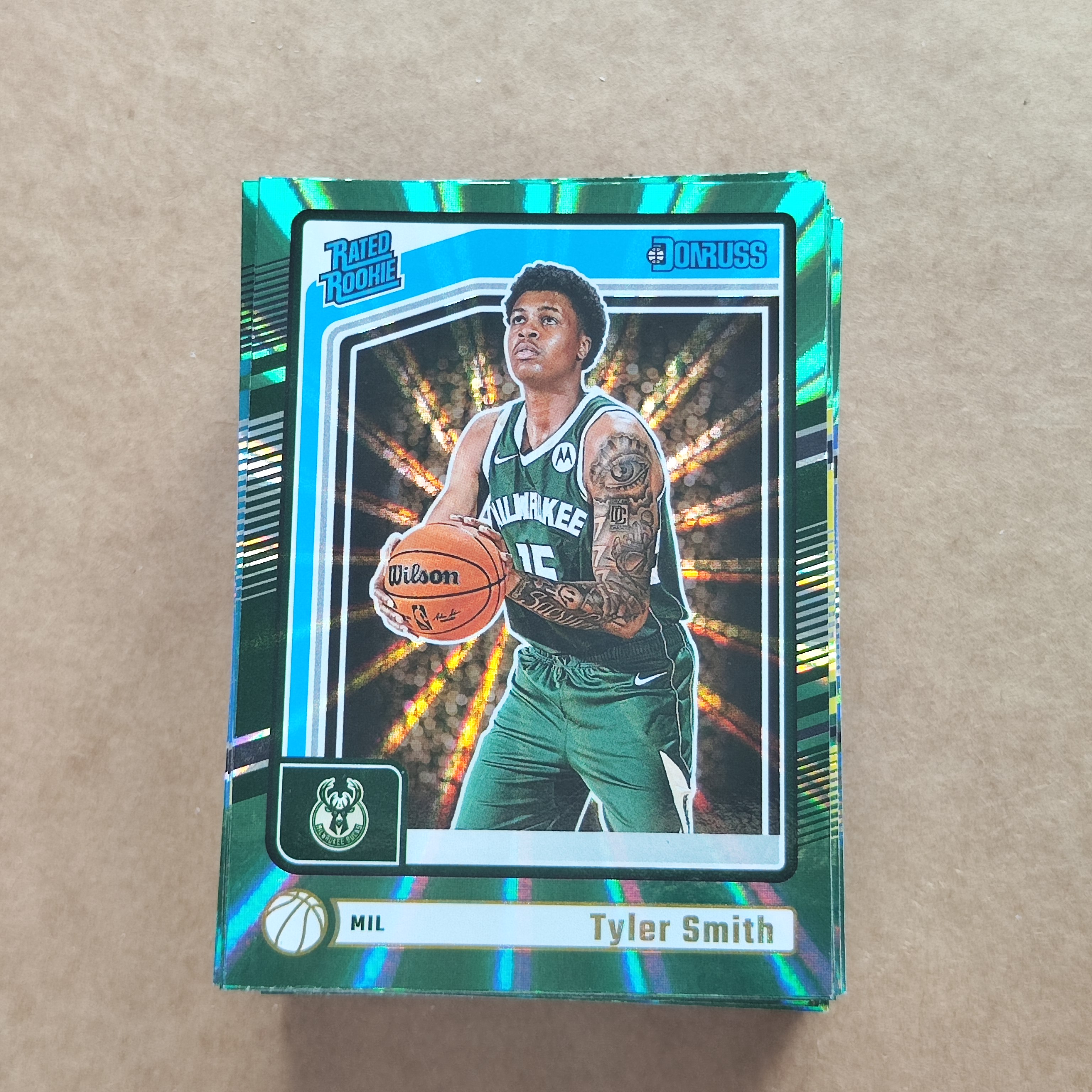 2024-25 【HADE拍卖-免费上拍/回款快】 Donruss Tyler Smith 泰勒史密斯   杜蕾斯 rc新秀  佛光折  单卡base/ZKB54
