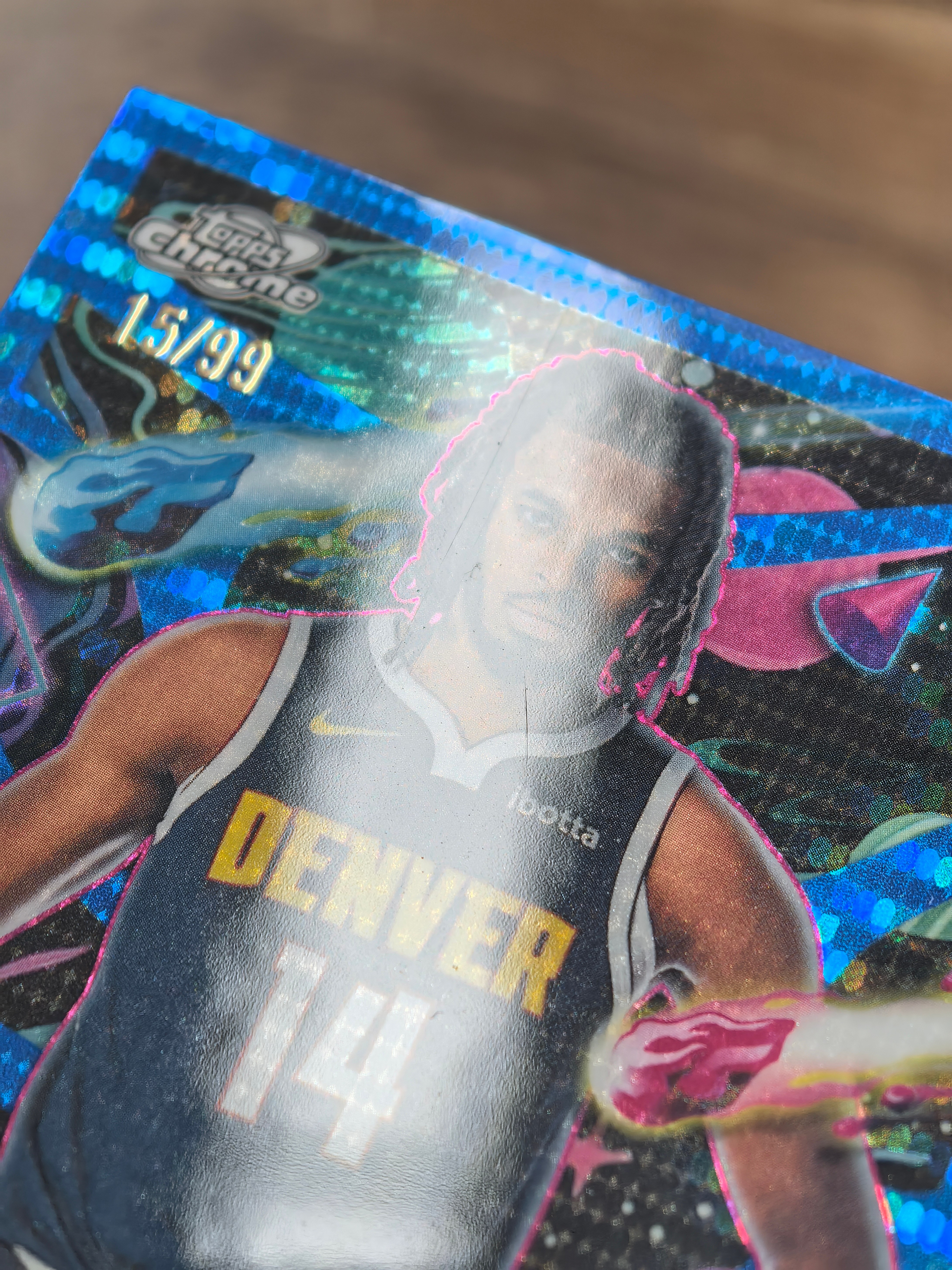 2026 Topps Cosmic Chrome DaRon Holmes II 宇宙 掘金 达龙霍姆斯二世 15/99编 蓝脉冲折 折射 微瑕 卡品如图 七哥