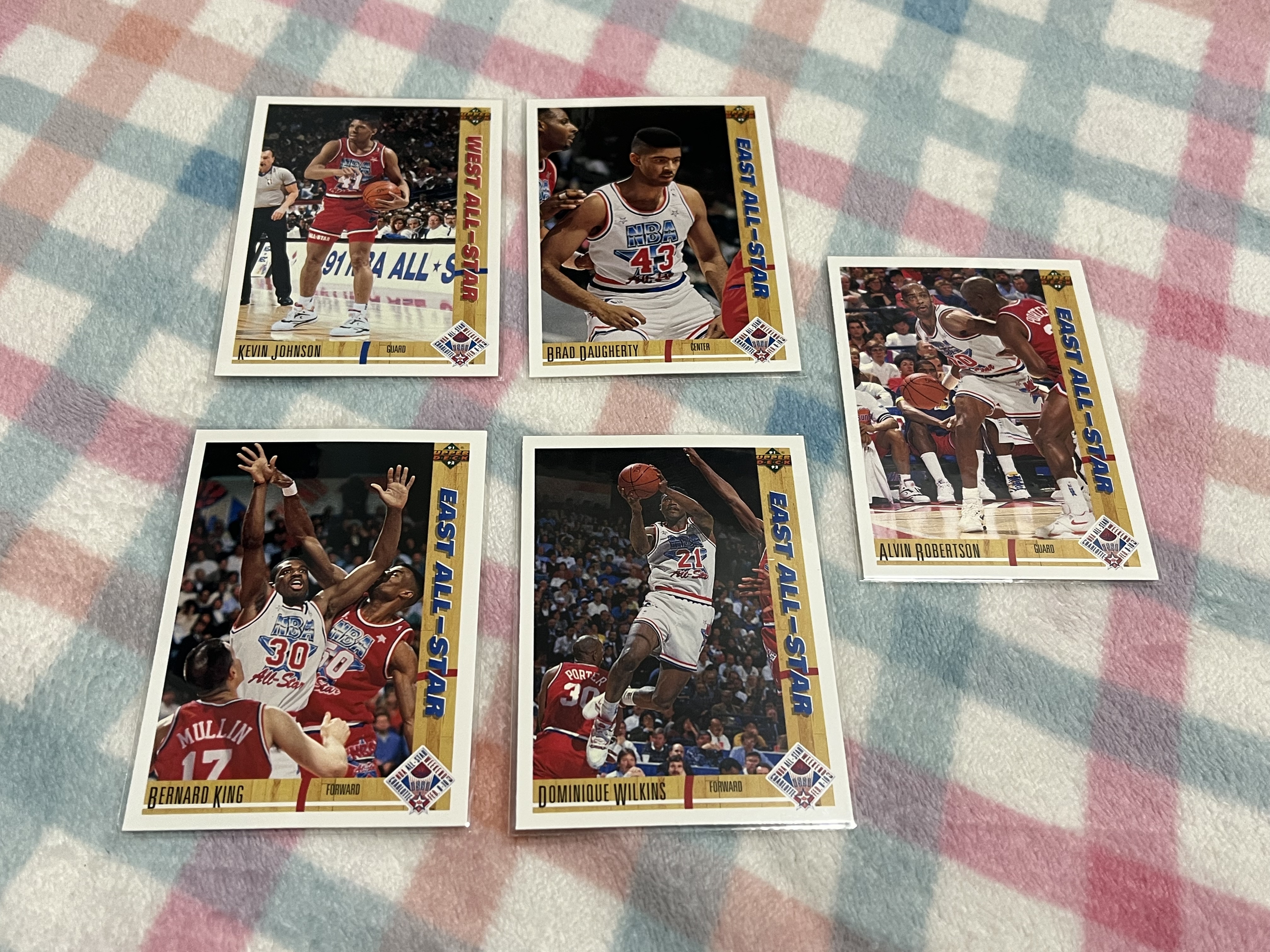 1992 Upper Deck UD 21张打包 德雷克斯勒 斯托克顿 卡尔马龙 魔术师约翰逊 大卫罗宾逊等【全明星 老人 老卡 老特】#791