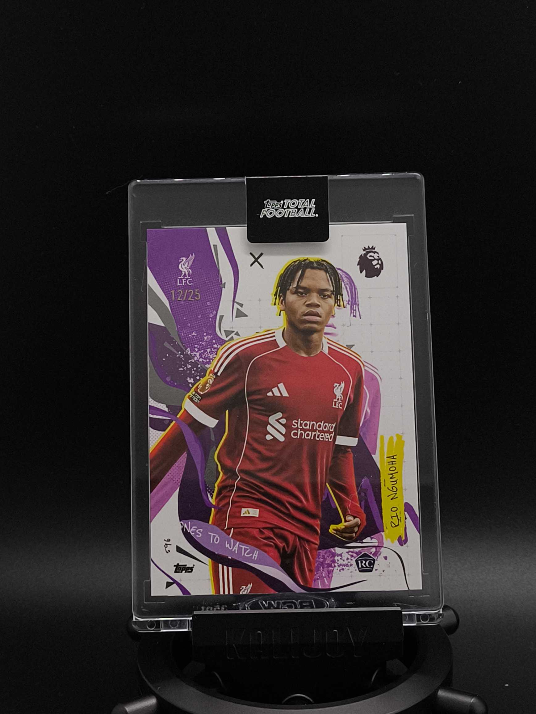 2025-26 Topps Total Football Rio Ngumoha 里奥・恩古莫哈 RC 利物浦超新星 利物浦 红军 英格兰 12/25编 TTF 原封砖